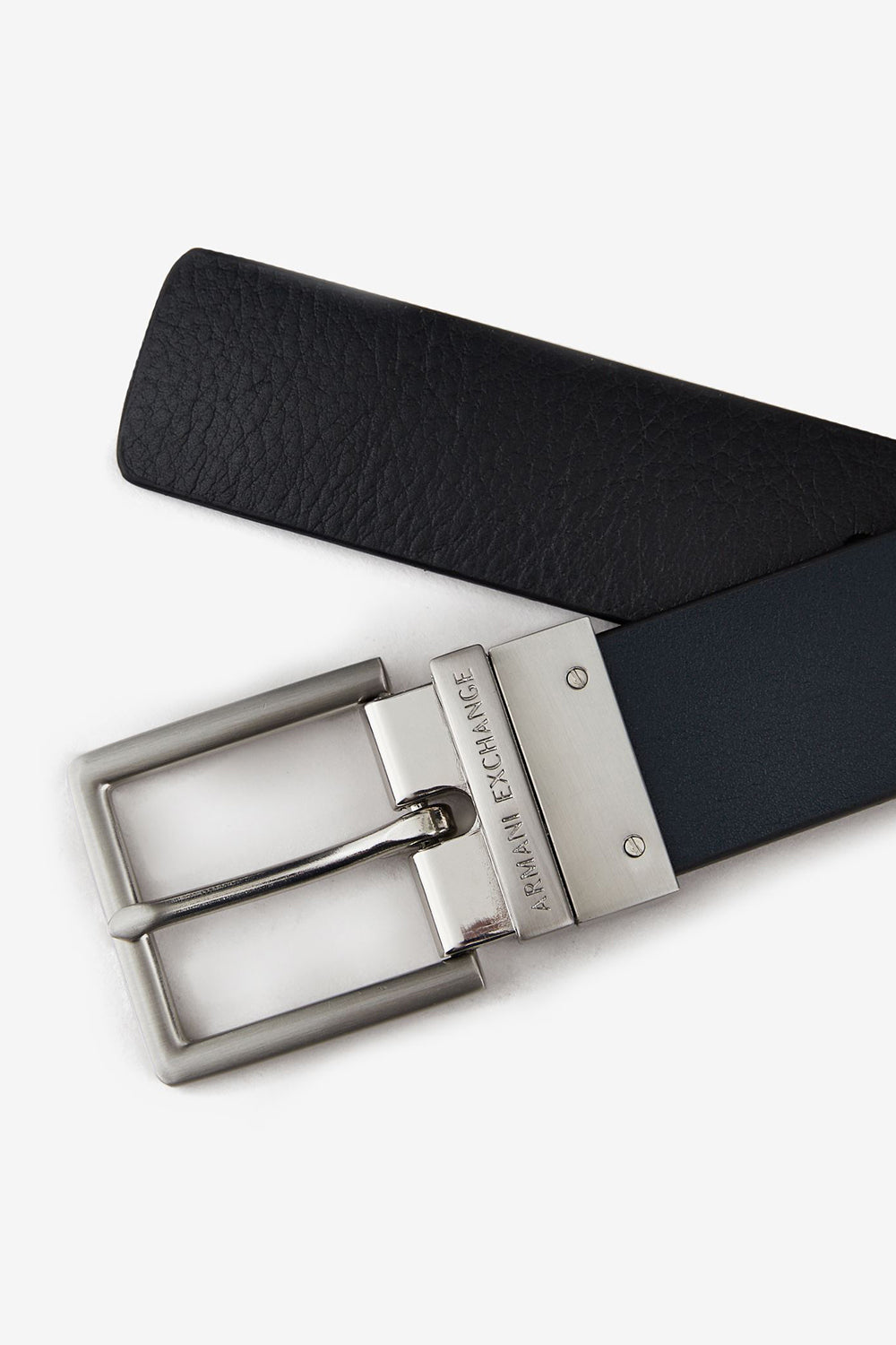 Cintura in pelle con fibbia rettangolare 951000 CC51243020 Armani Exchange