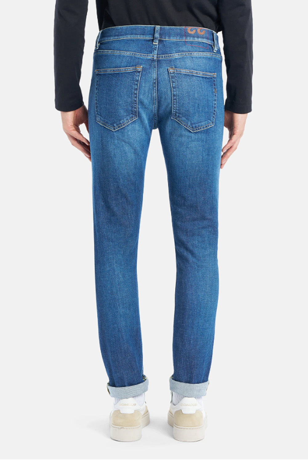 Jeans Icon a Sigaretta con Risvolto UP563 DSK297U-J23800 Dondup