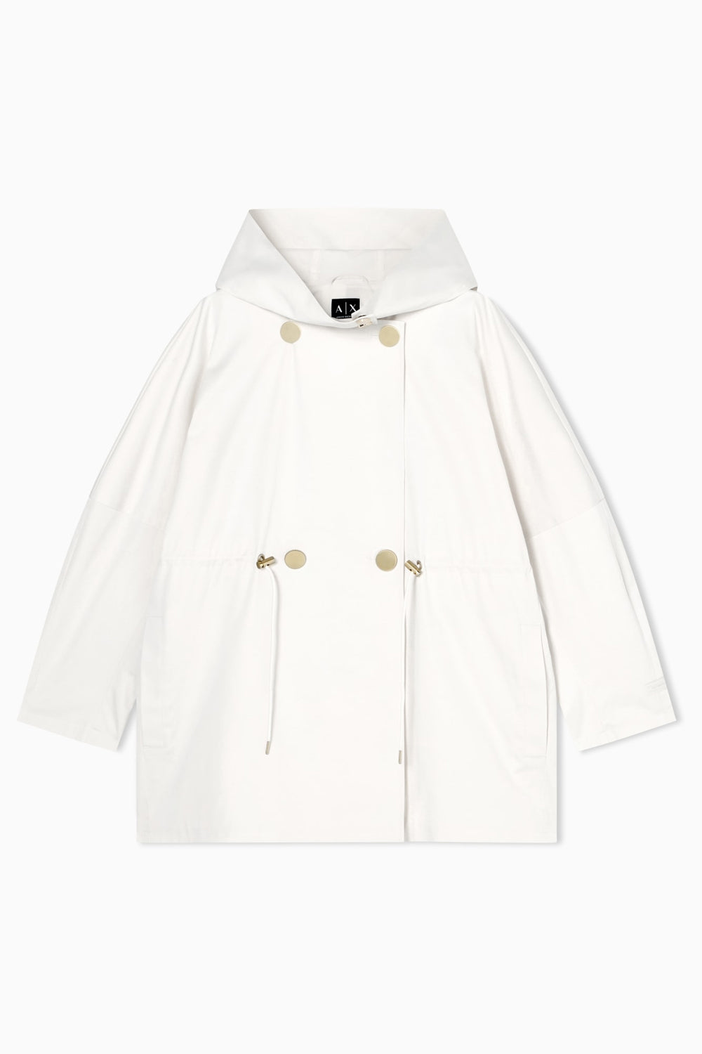 Parka Satin di Nylon e Cotone con Cappuccio XW001931 AF21525U1003 Armani Exchange
