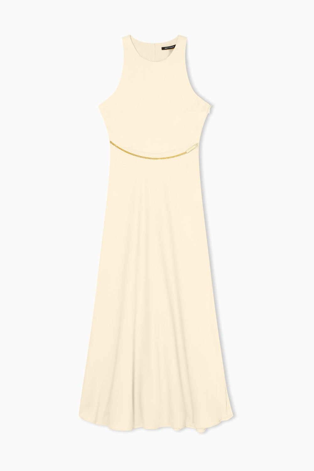 Abito midi svolazzante in raso di crêpe riciclato XW001971 AF21553U2149 Armani Exchange