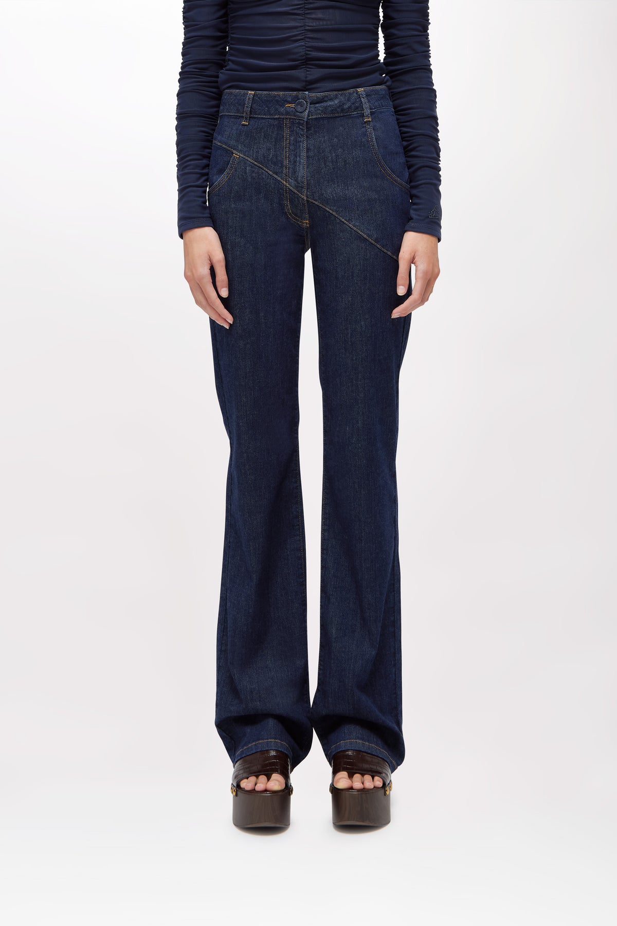 JEANS A VITA ALTA IN DENIM RA6068 D499277951 Blugirl