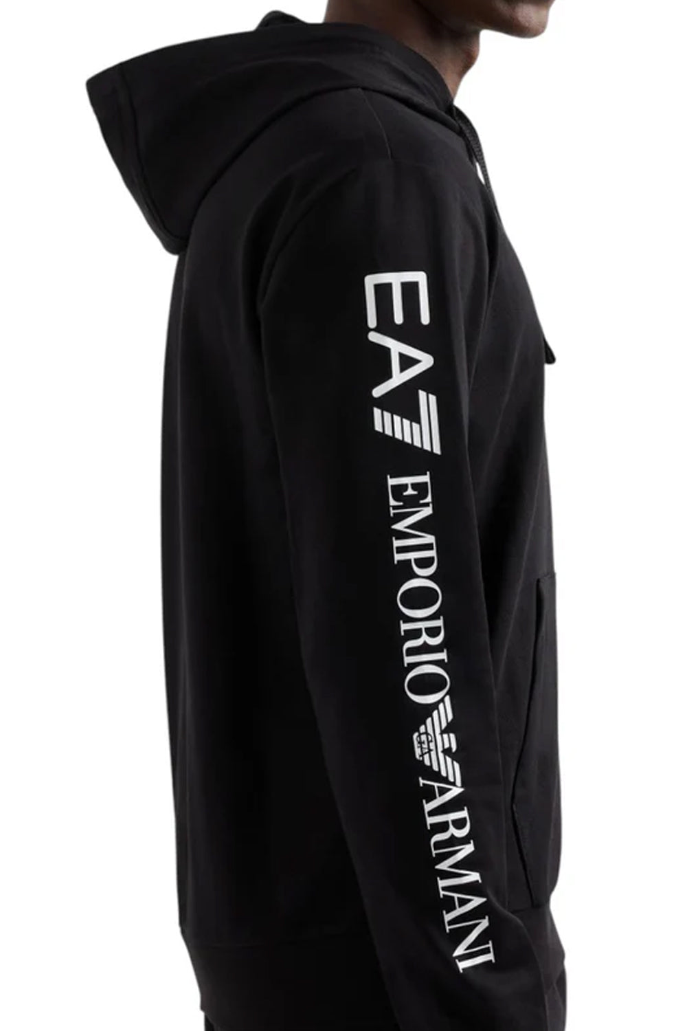 Felpa con cappuccio Logo Series EA7 in cotone 7M000569 AF13512MC001 EA7 Emporio Armani