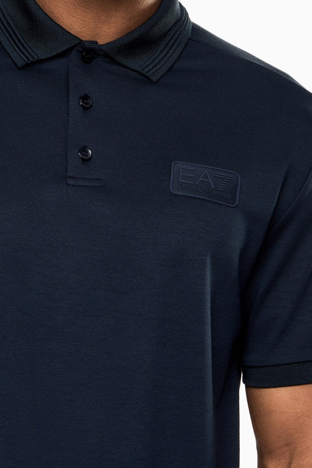 Polo in misto modal con logo EA7 7M001359 AF13862UB102 EA7 Emporio Armani