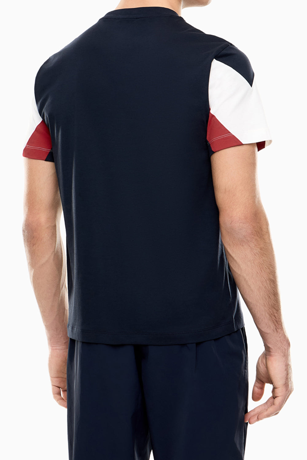 T-shirt girocollo Summer Block in jersey di cotone 7M001603 AF12503UB102 EA7 Emporio Armani