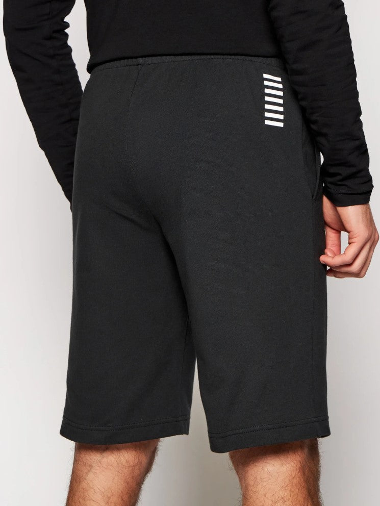 Shorts elasticizzati in cotone con coulisse Core Identity 8NPS65 PJVRZ1200 EA7 Emporio Armani