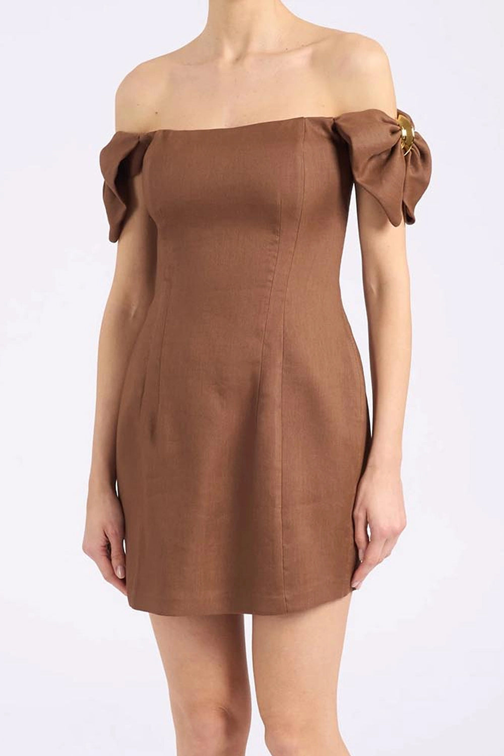 MINI ABITO IN MISTO LINO AB968 62E2600 Elisabetta Franchi