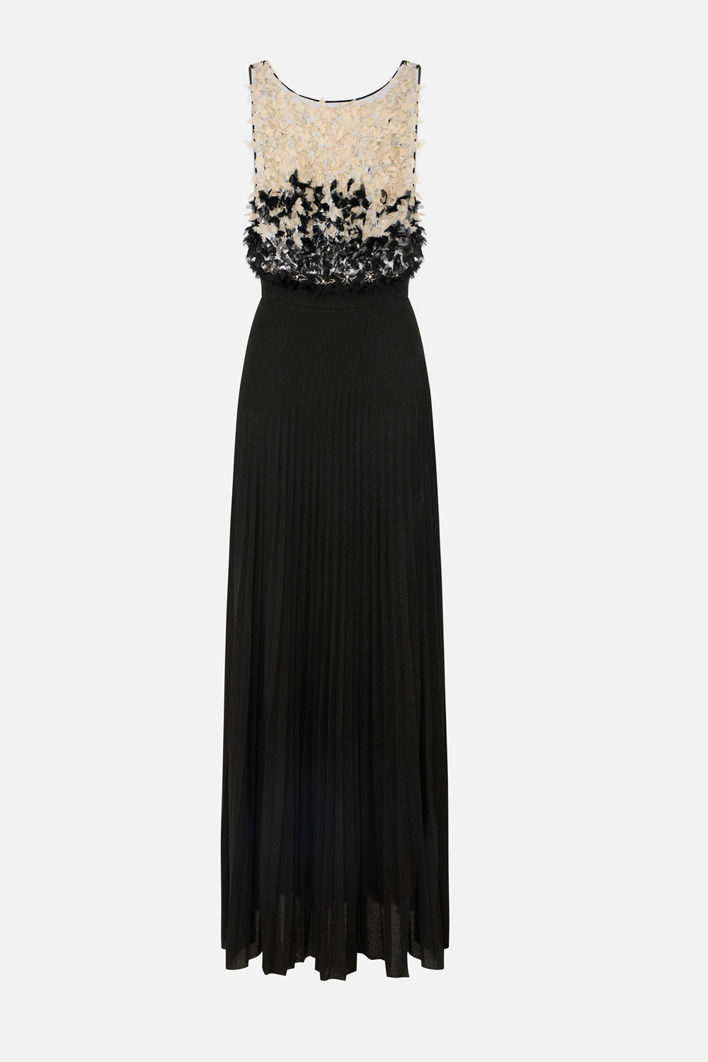Abito Red Carpet in tulle e jersey lurex ABR44 62E2685 Elisabetta Franchi