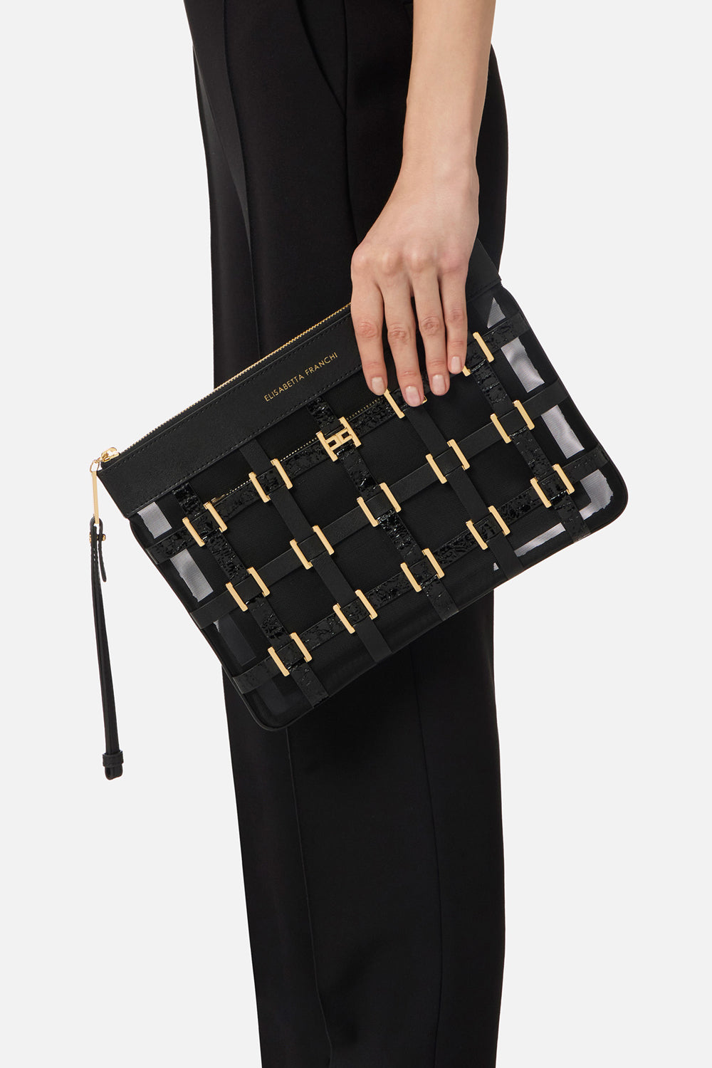 Busta a rete con anelle BS03A 62E2110 Elisabetta Franchi