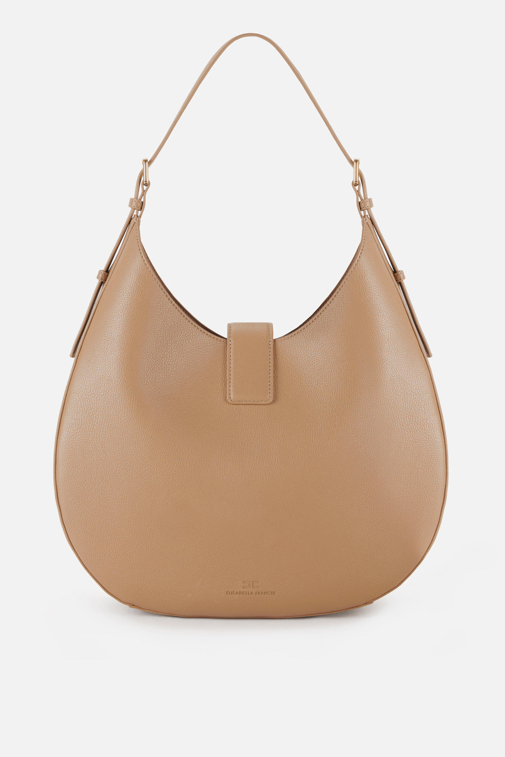 Borsa hobo rotonda con charm e finiture in metallo dorato BS06A 62E2229 Elisabetta Franchi