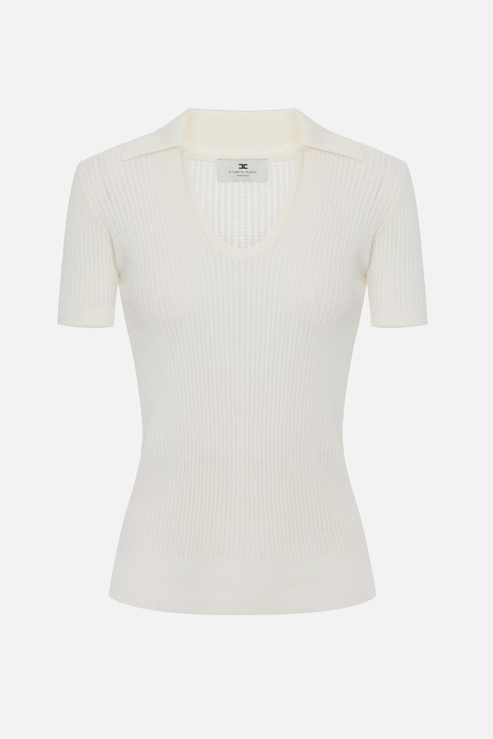 polo in maglia MK74Q 61E3360 Elisabetta Franchi
