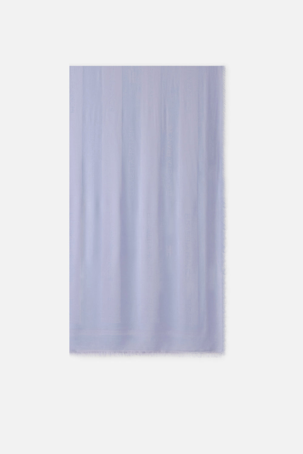 Foulard Elisabetta Franchi in Viscosa e Modal con Righe e Logo SC15F 61E2EV7 Elisabetta Franchi