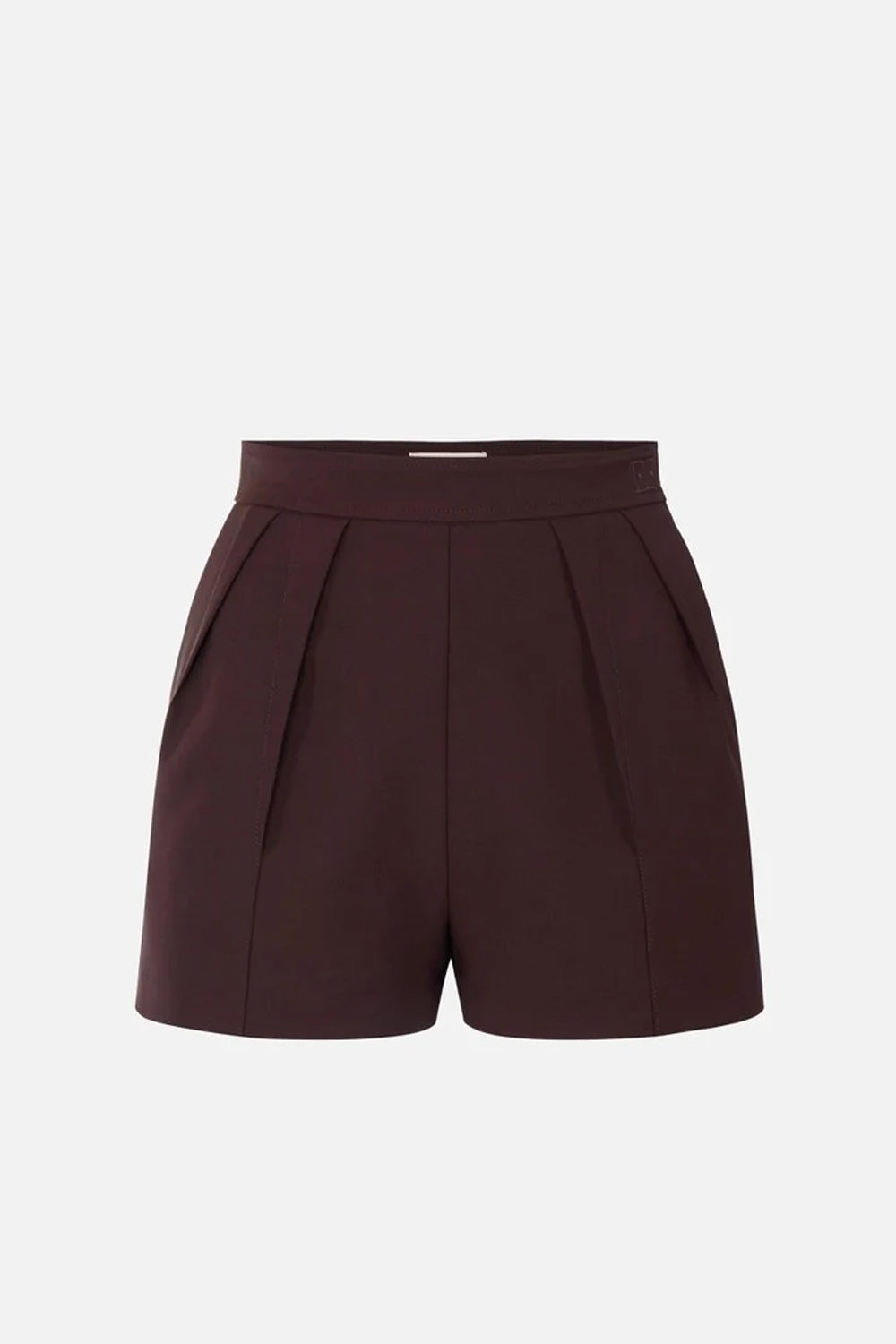 Shorts in crêpe leggero con pinces<BR/> SH010 62E2644 Elisabetta Franchi