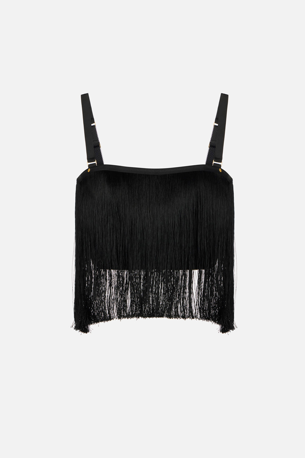 Top in tulle con frange TO062 62E2110 Elisabetta Franchi