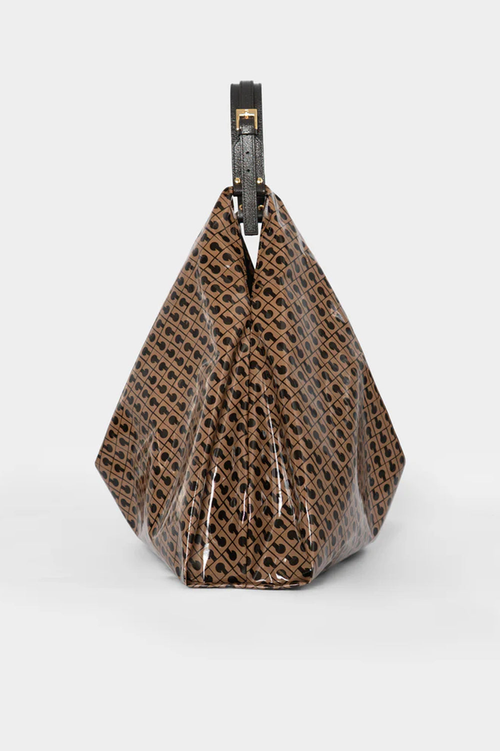 borsa hobo amazzonia maxi LINEA SOFTY GHB1023 GLOSSY TOFFEE Gherardini