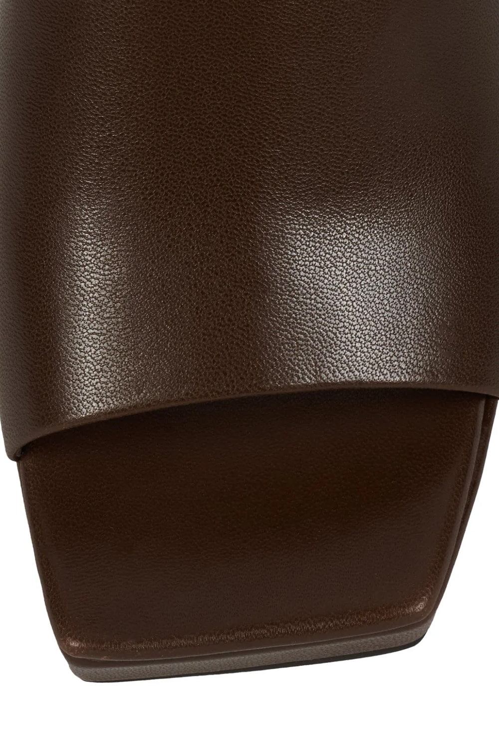 Sandali Donna a Tacco Slide-On in Pelle DRESS-CODE /DARK BROWN PATENT Jeffrey Campbell