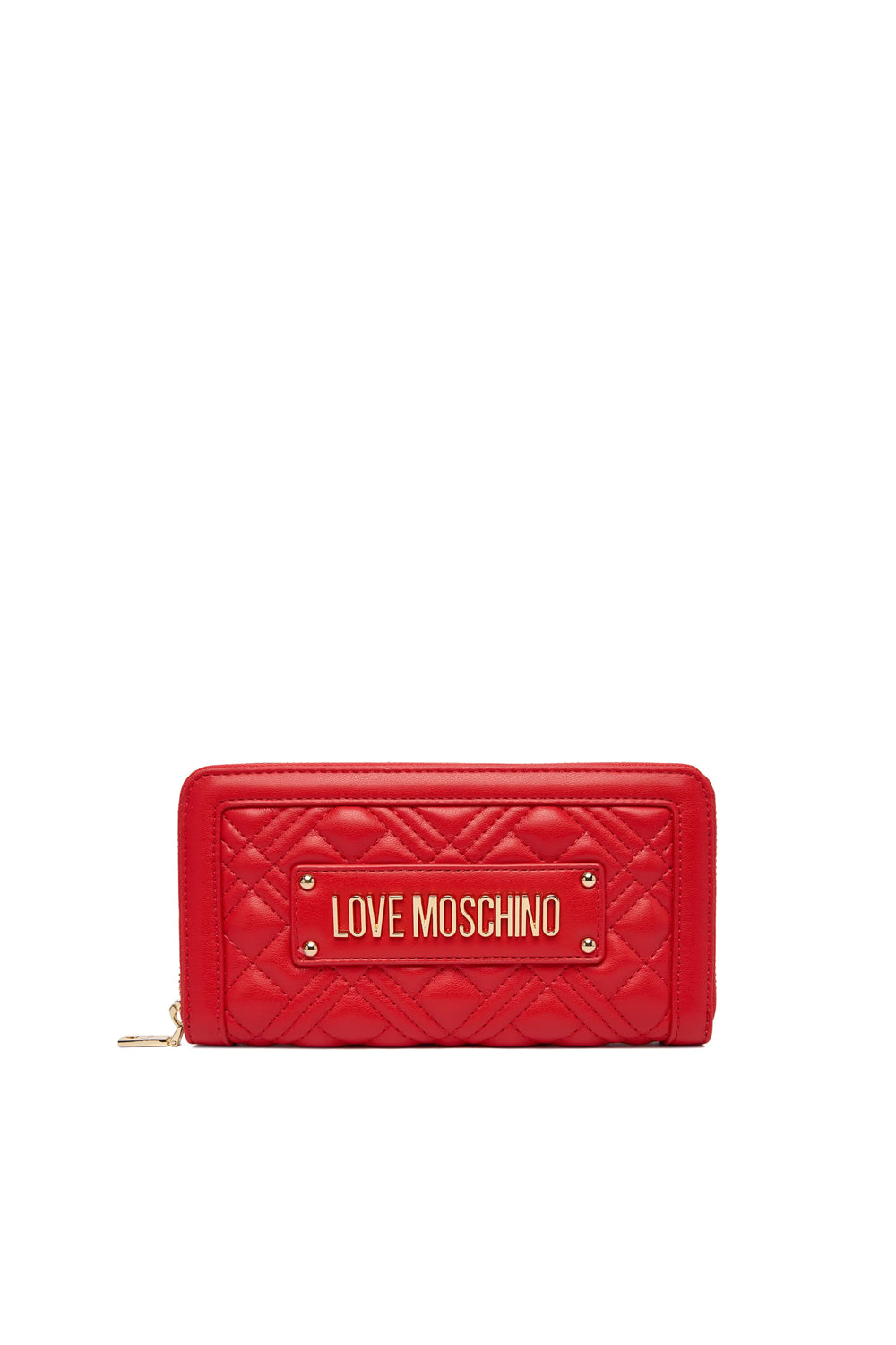 Portafoglio con zip trapuntato con logo JC5600PP1O LA0500 Love Moschino