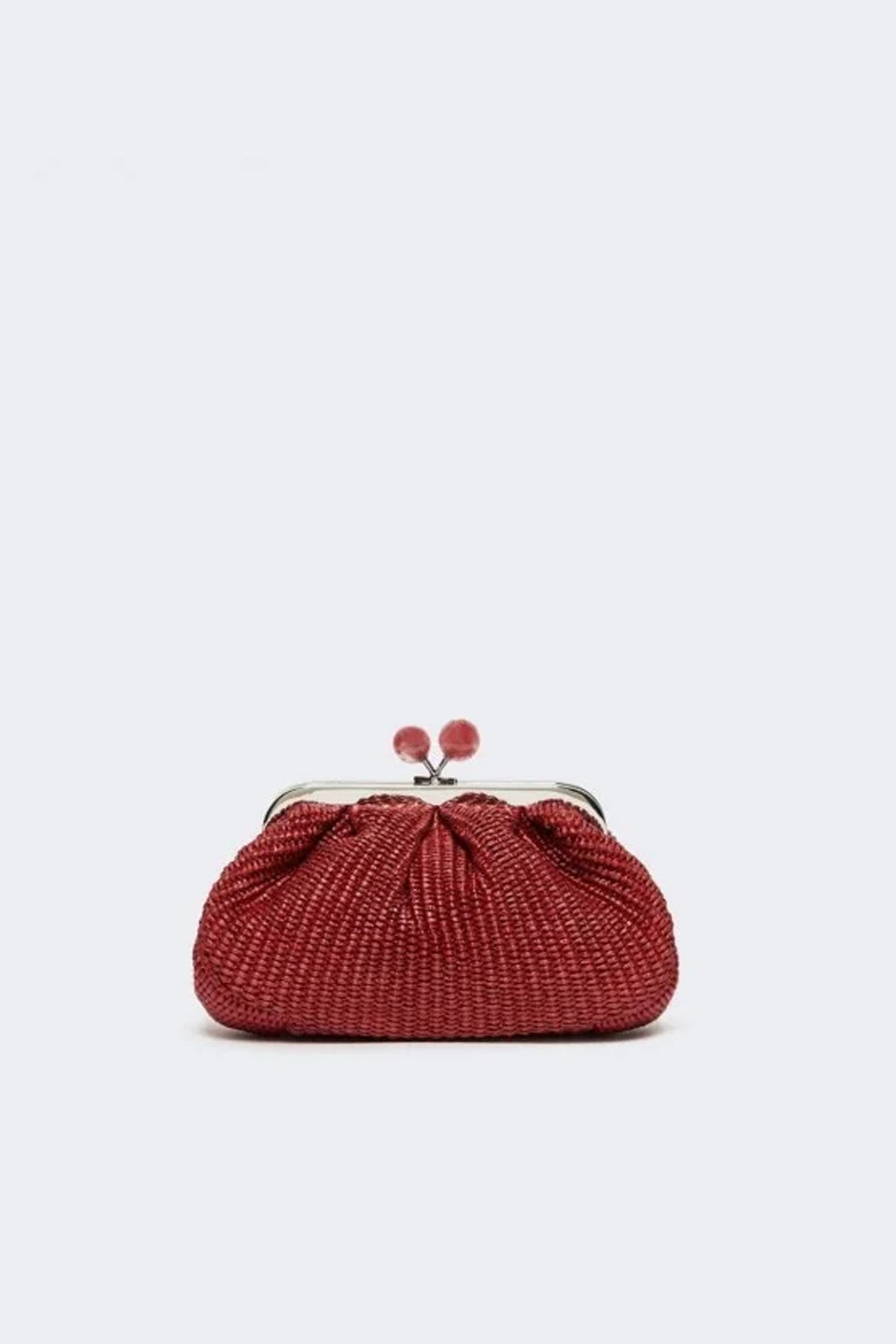 Max Mara Wkapalmas Pasticcino Bag small effetto rafia WKAPALMAS 054CILIEGIA Max Mara Weekend
