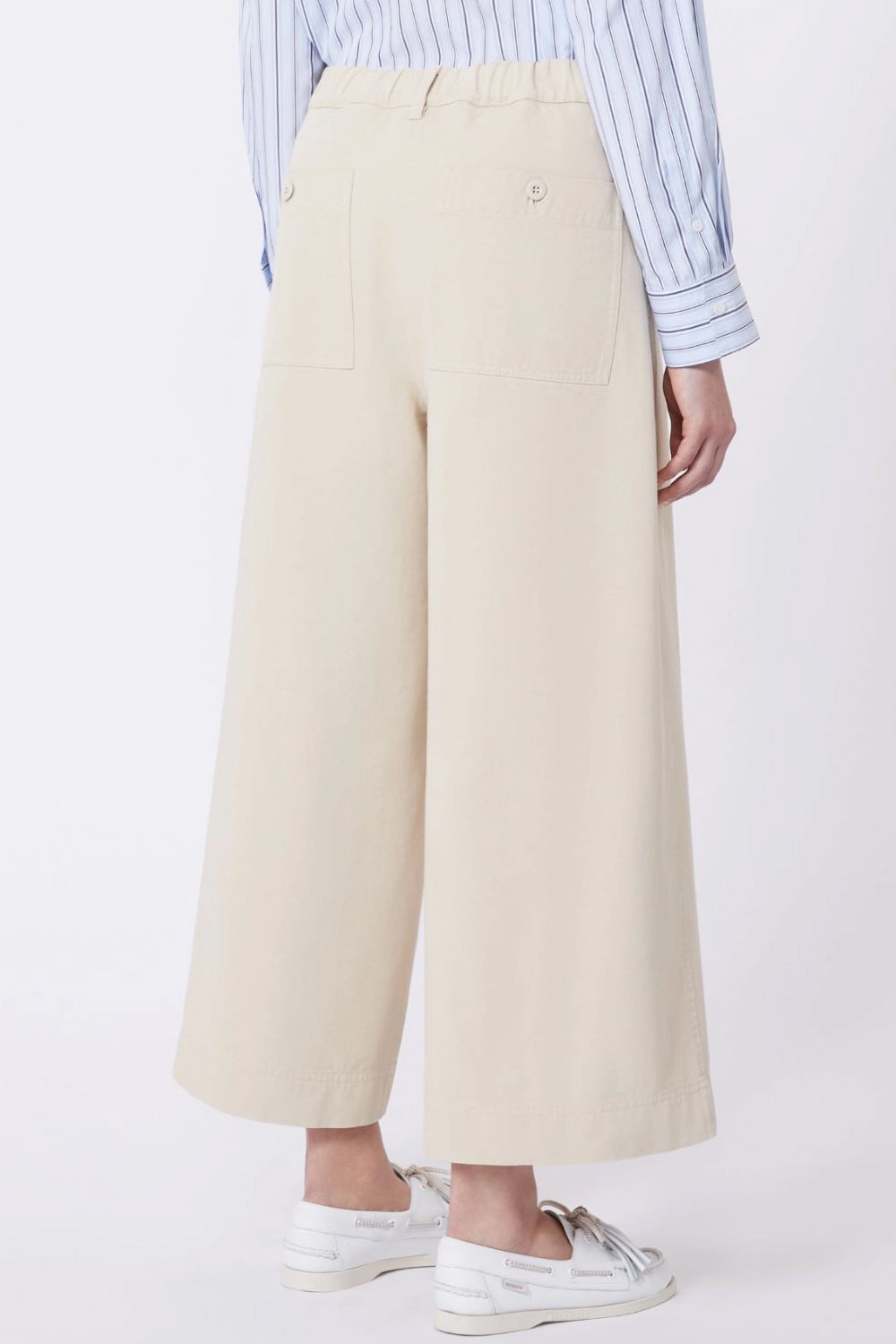 Pantalone in drill di cotone WKDARIETE 001SABBIA Max Mara Weekend
