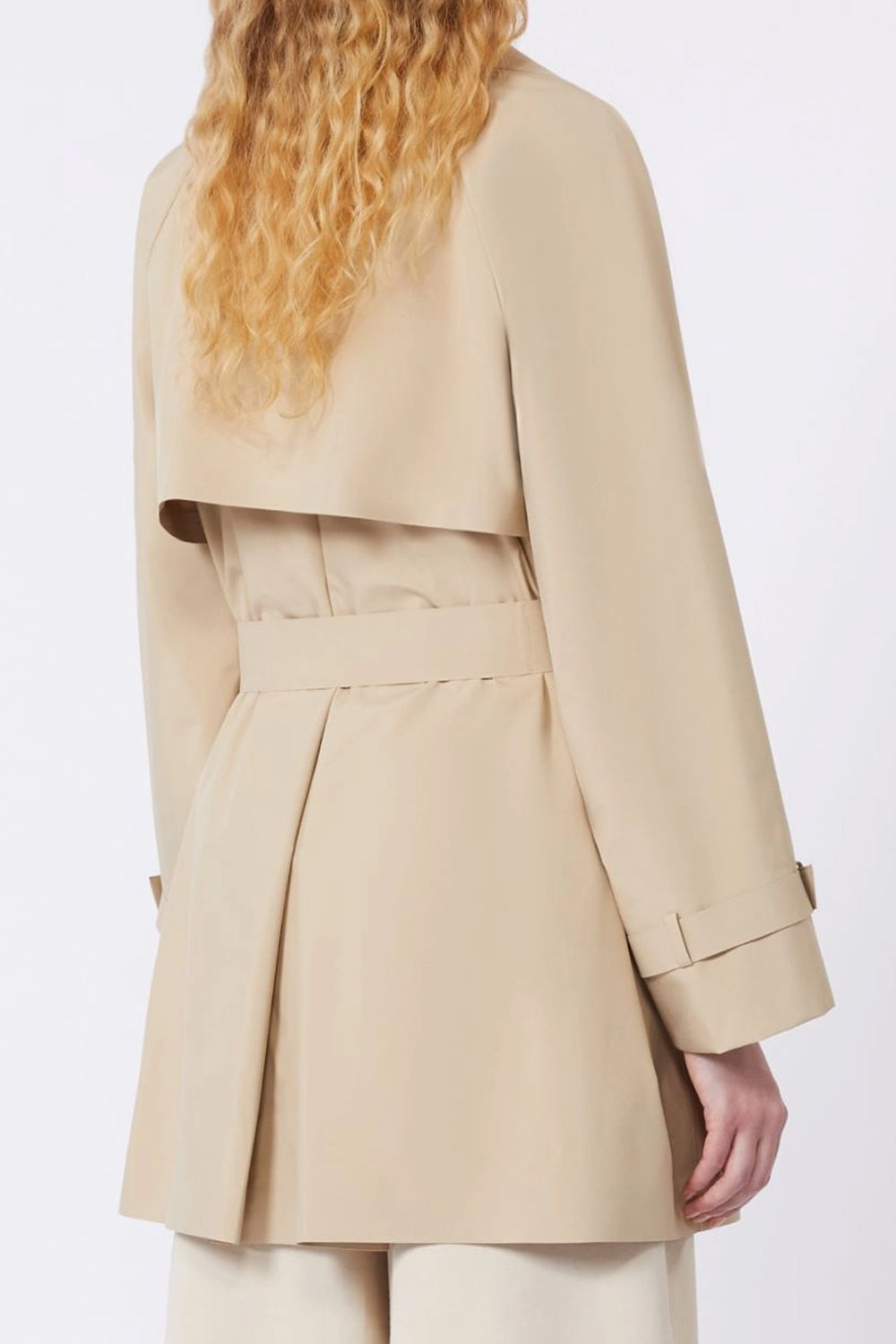 Trench corto in tela antigoccia WKDOVATTA 001BEIGE Max Mara Weekend
