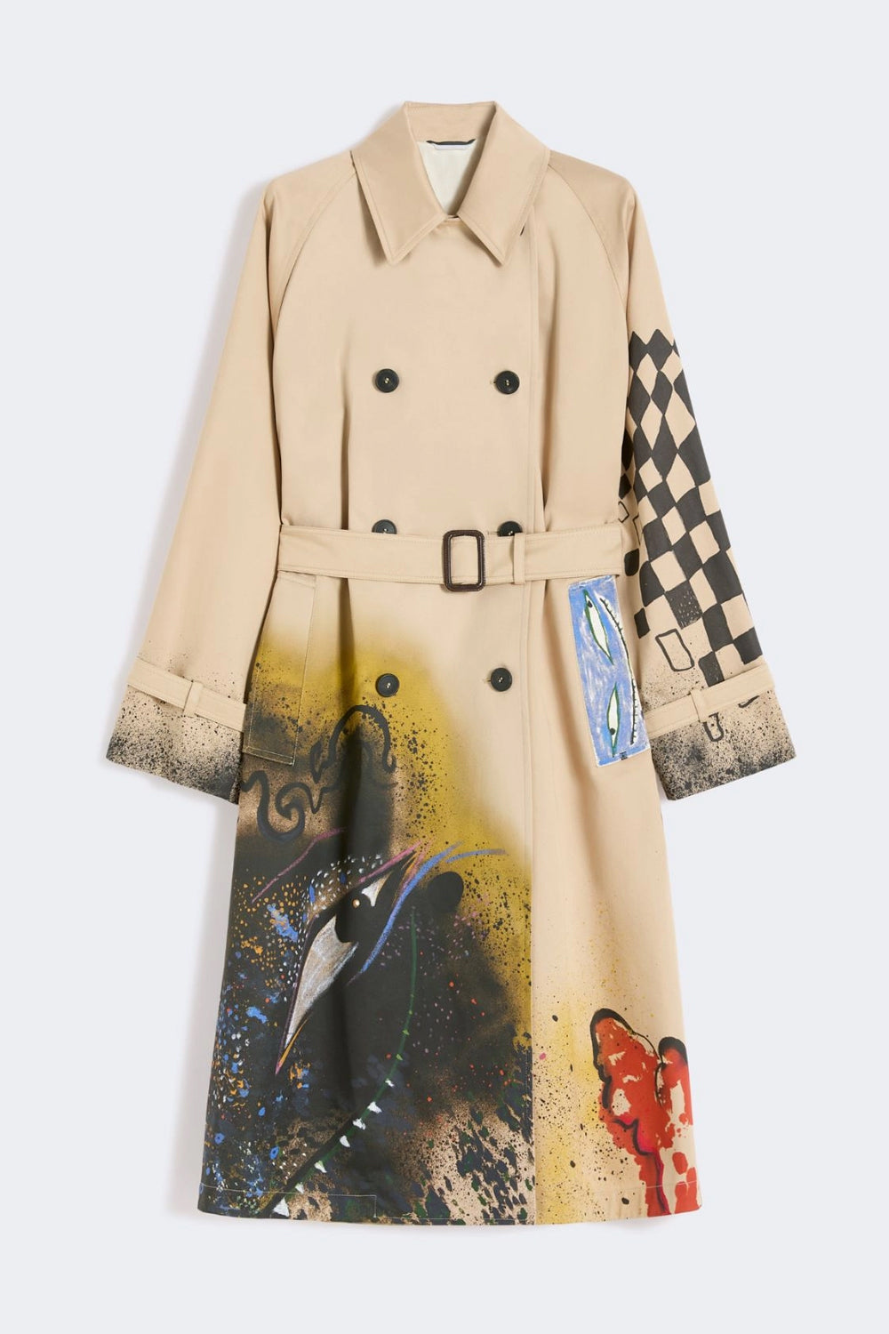 Trench in gabardina antigoccia fantasia - SKIN ORIENT WKSPECCATI 001SKIN ORIENT Max Mara Weekend