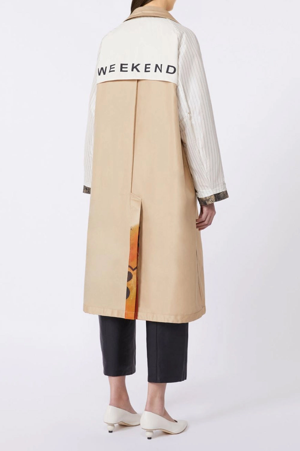 Trench in gabardina antigoccia fantasia - SKIN ORIENT WKSPECCATI 001SKIN ORIENT Max Mara Weekend