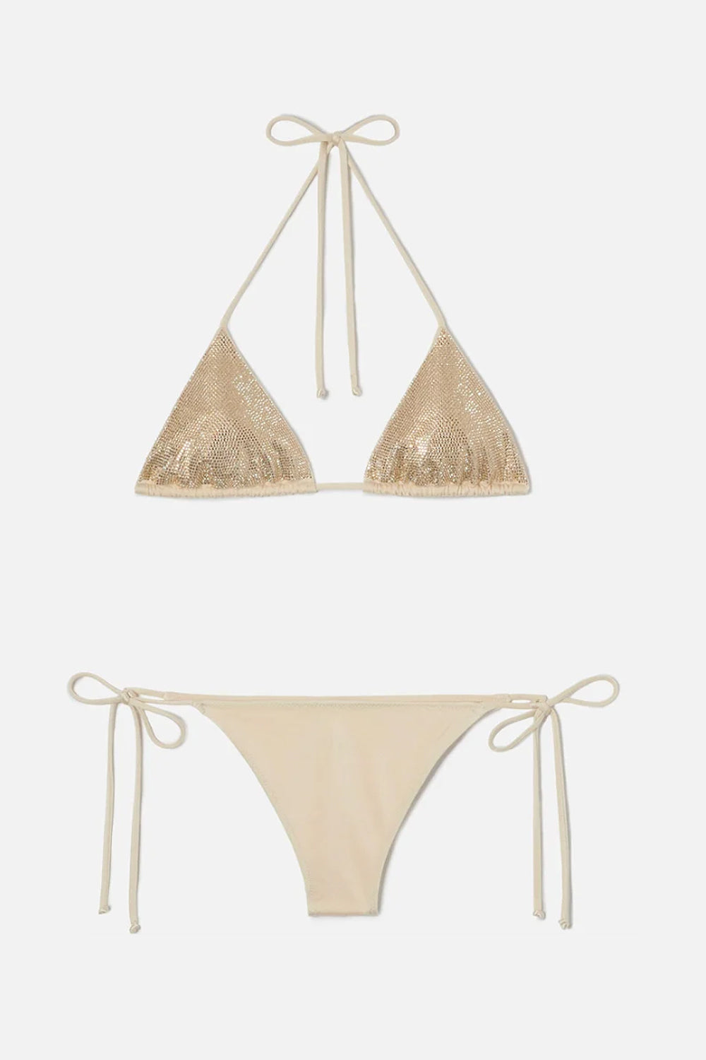 bikini a triangolo con strass MALE002 /00237L Mc2 Saint Barth