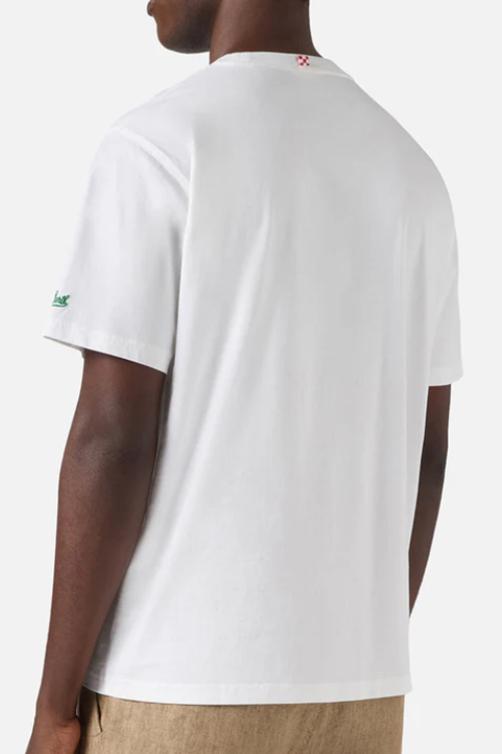 T-shirt Portofino con ricamo Gin Tonic POT0001 -02489L Mc2 Saint Barth
