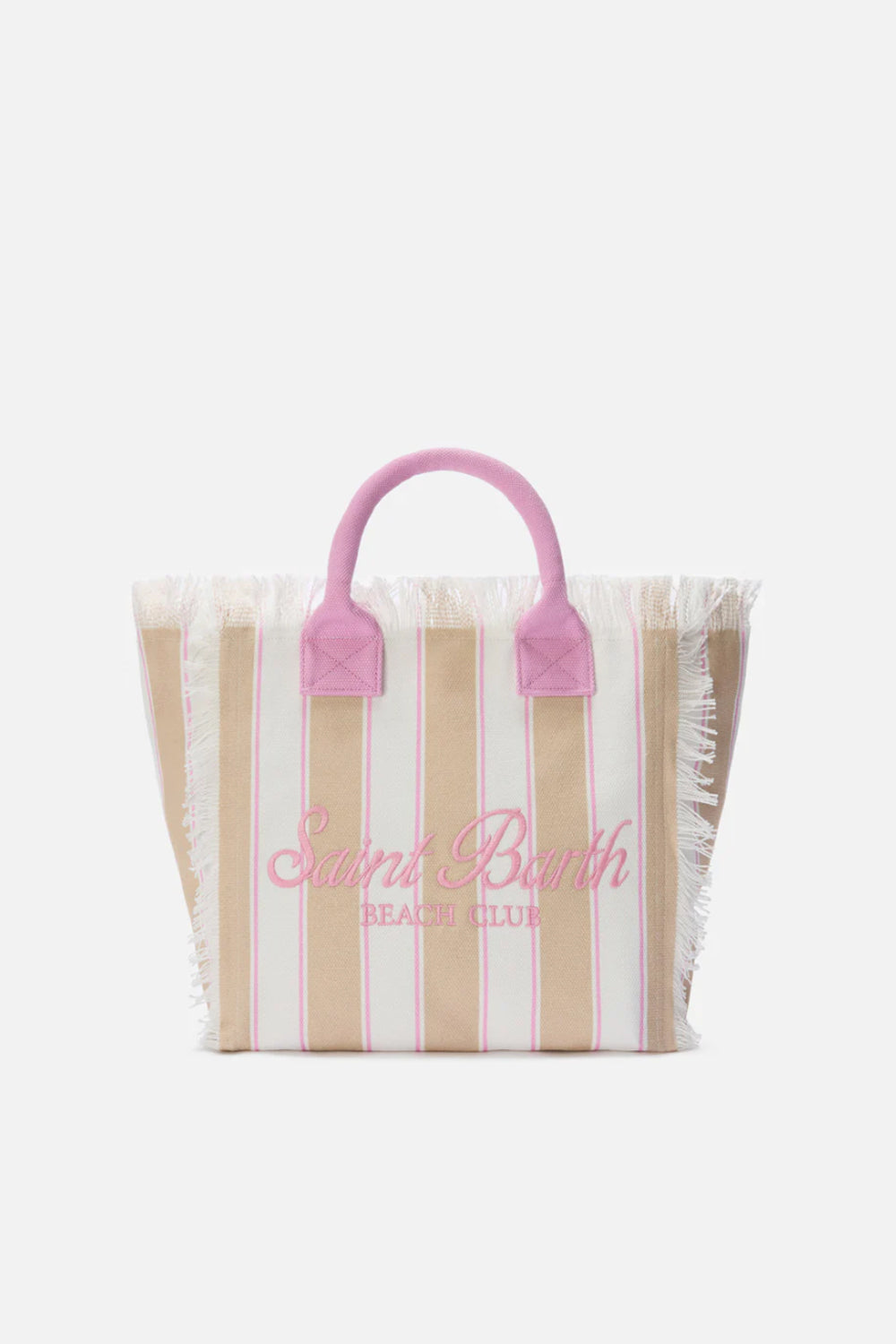 Borsa Vanity regular in canvas a righe verticali VANI001 -02596L Mc2 Saint Barth