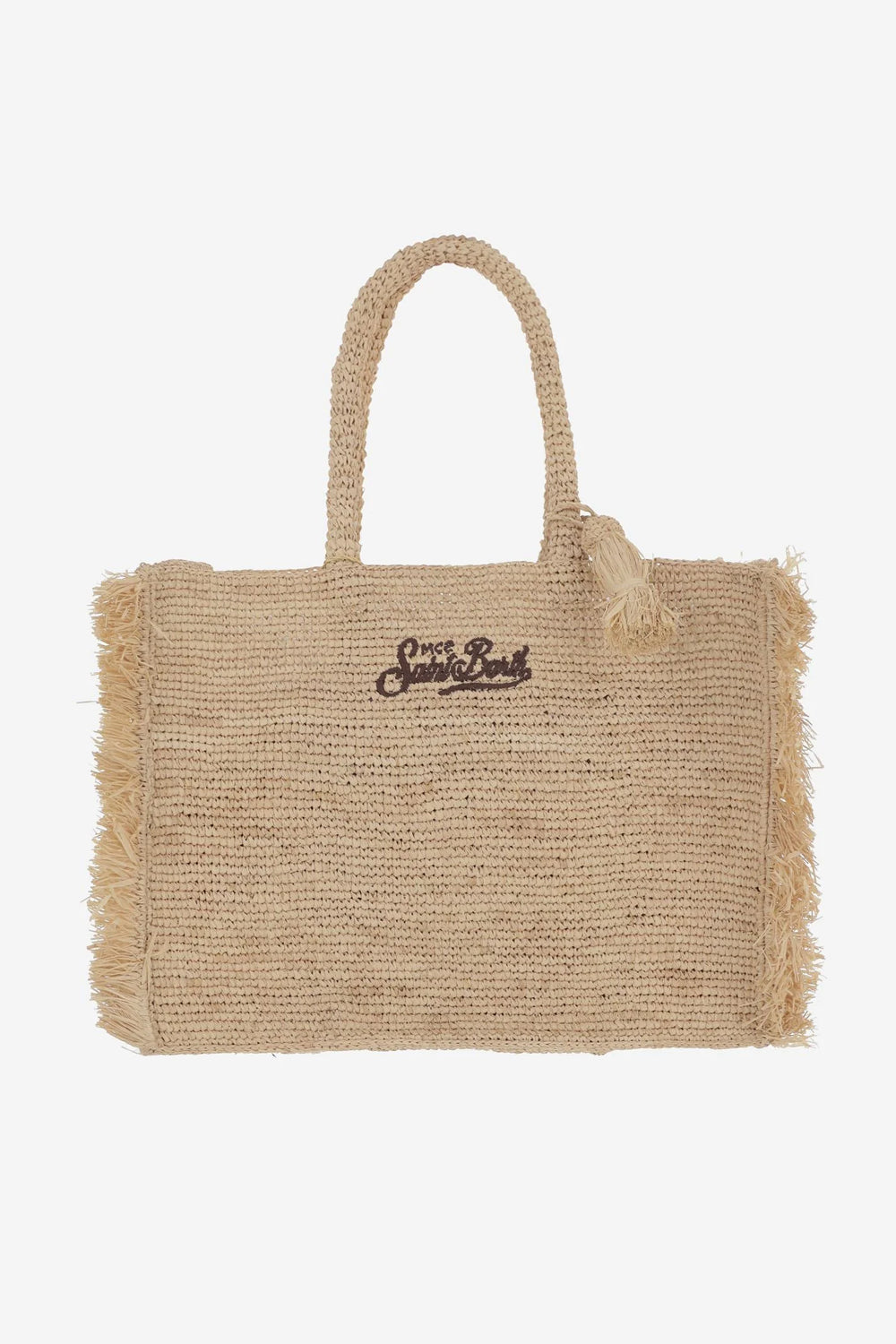 BORSA VANITY IN RAFIA CON LOGO VANI044 -00261L Mc2 Saint Barth