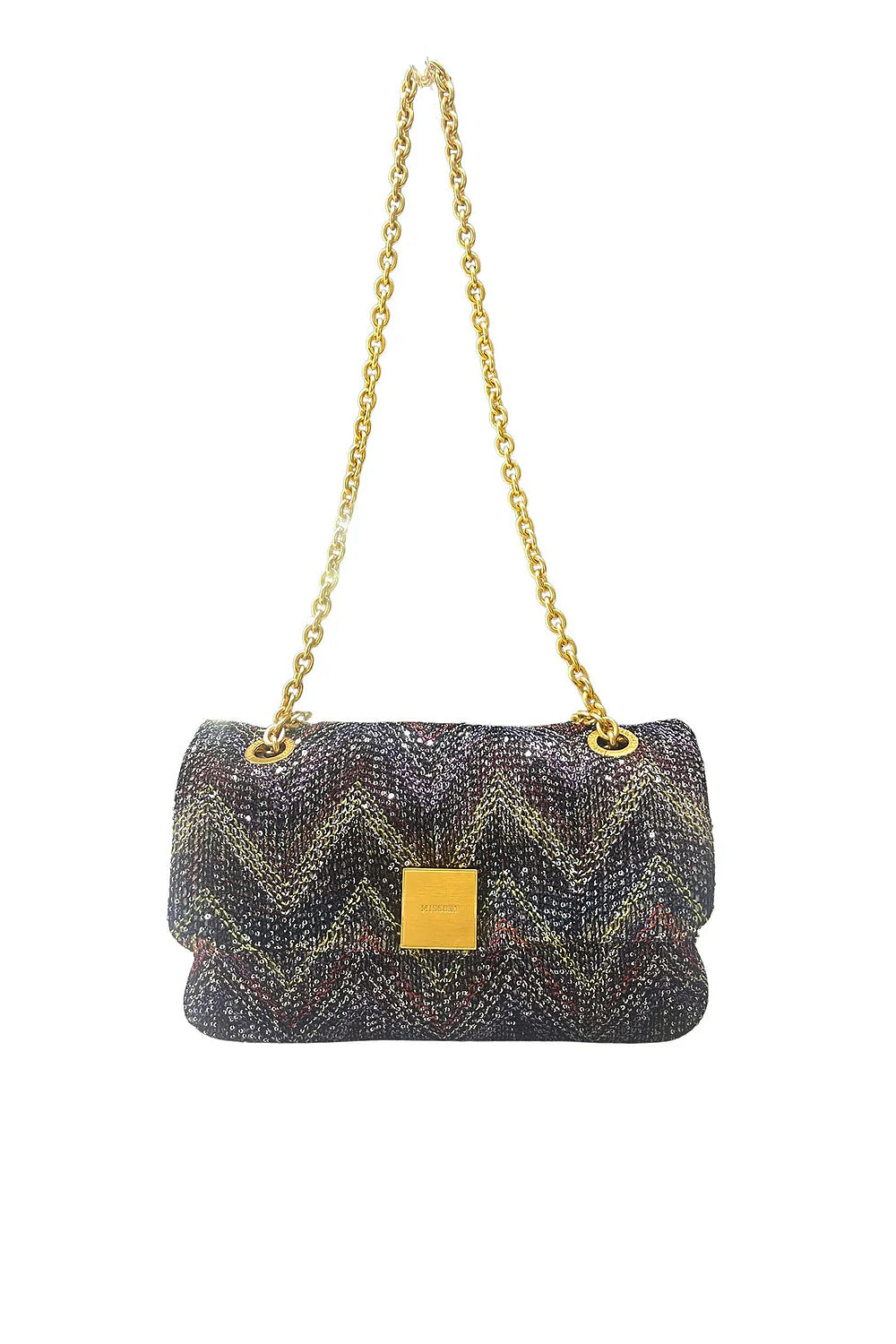 Soft Small Bag Caperdoni MI10097F 026YELLOW/BROWN Missoni