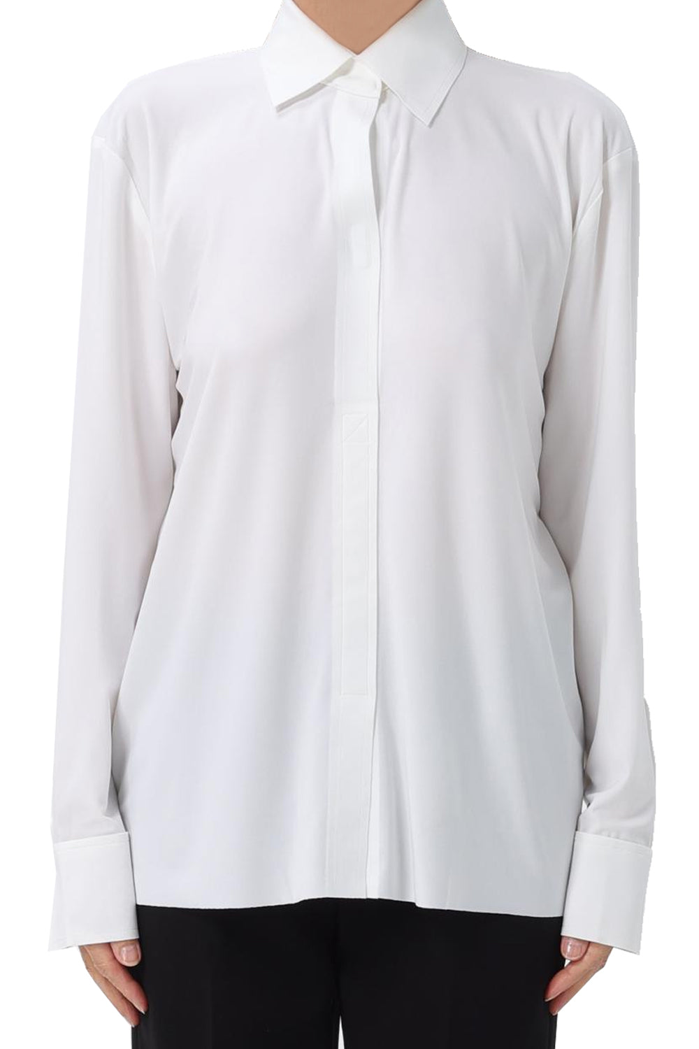 Camicia Norma Kamali in crêpe KK3226 PL381944 Norma Kamali