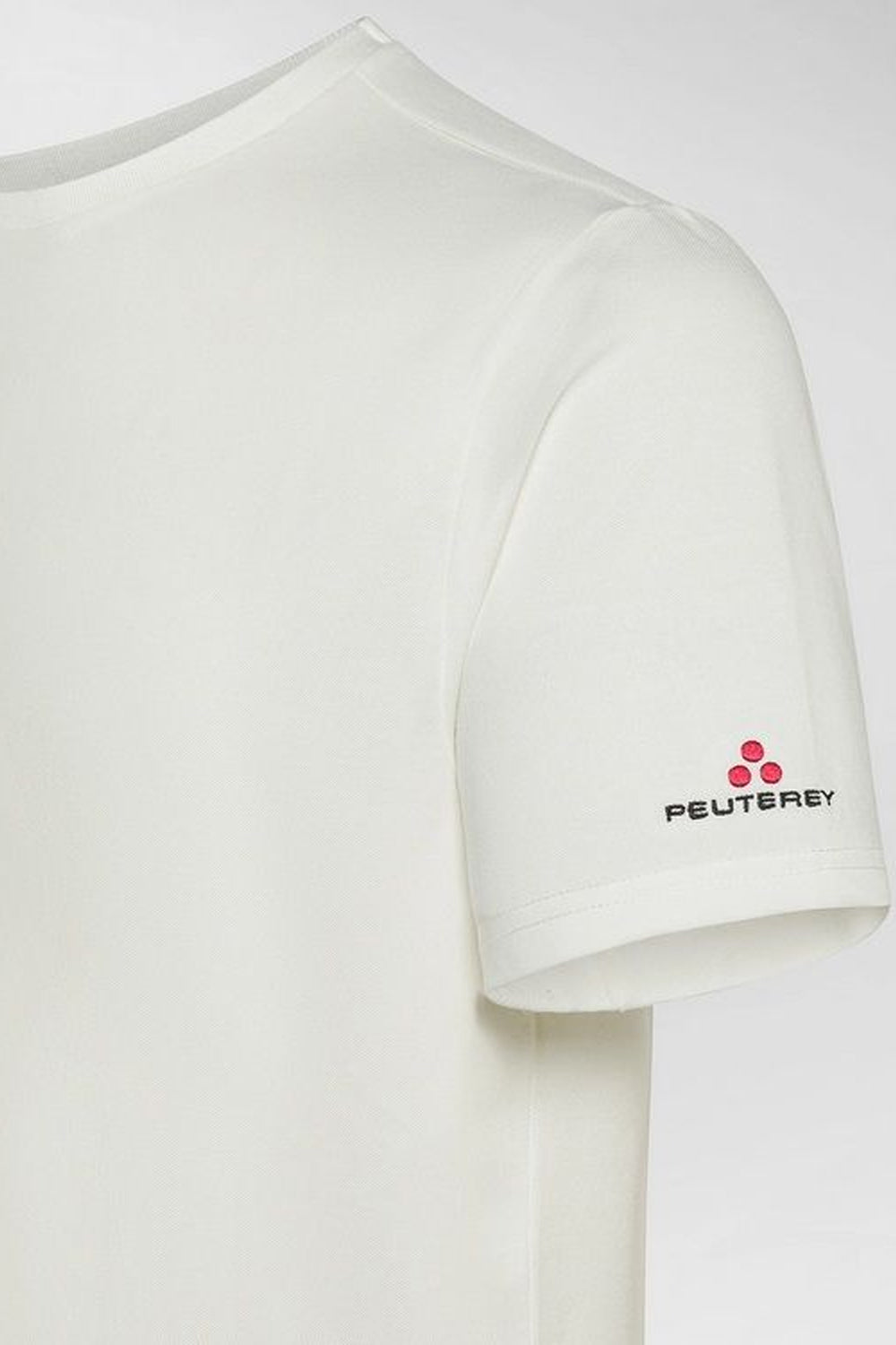 T-Shirt Uomo in Piquet Stretch Cotone e Seta con Ricamo Trilogy PEU5470 99012182730 Peuterey