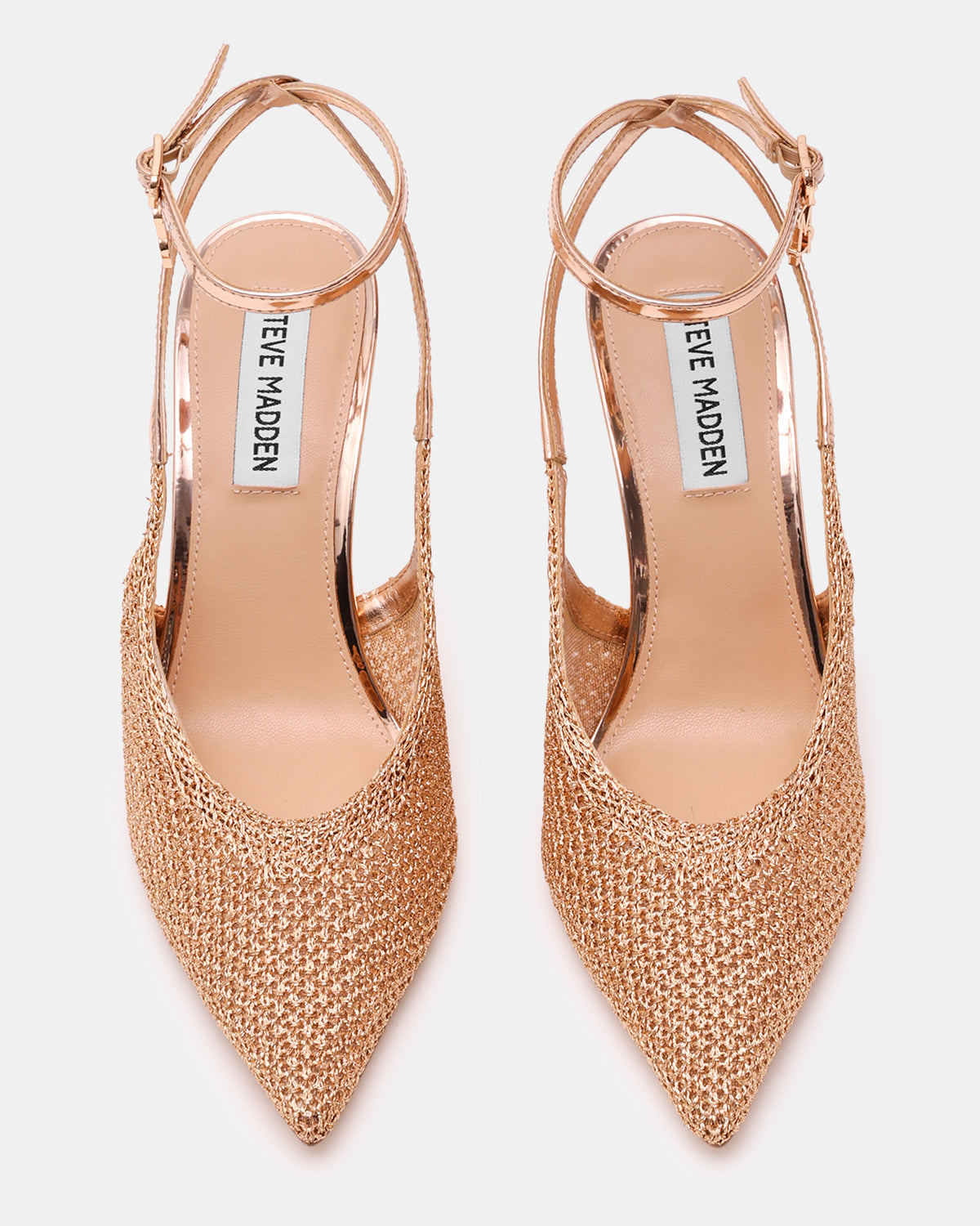 Décolleté con allacciatura alla caviglia ASCENSION ROSE GOLD Steve Madden