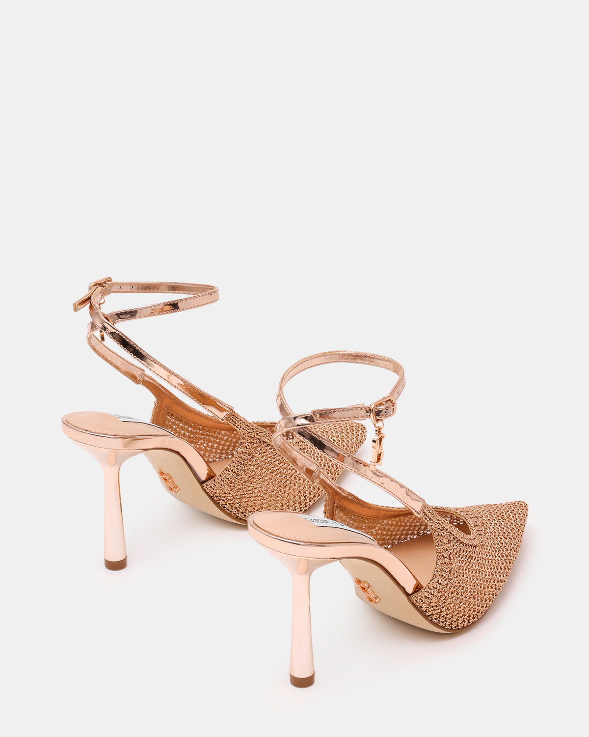 Décolleté con allacciatura alla caviglia ASCENSION ROSE GOLD Steve Madden