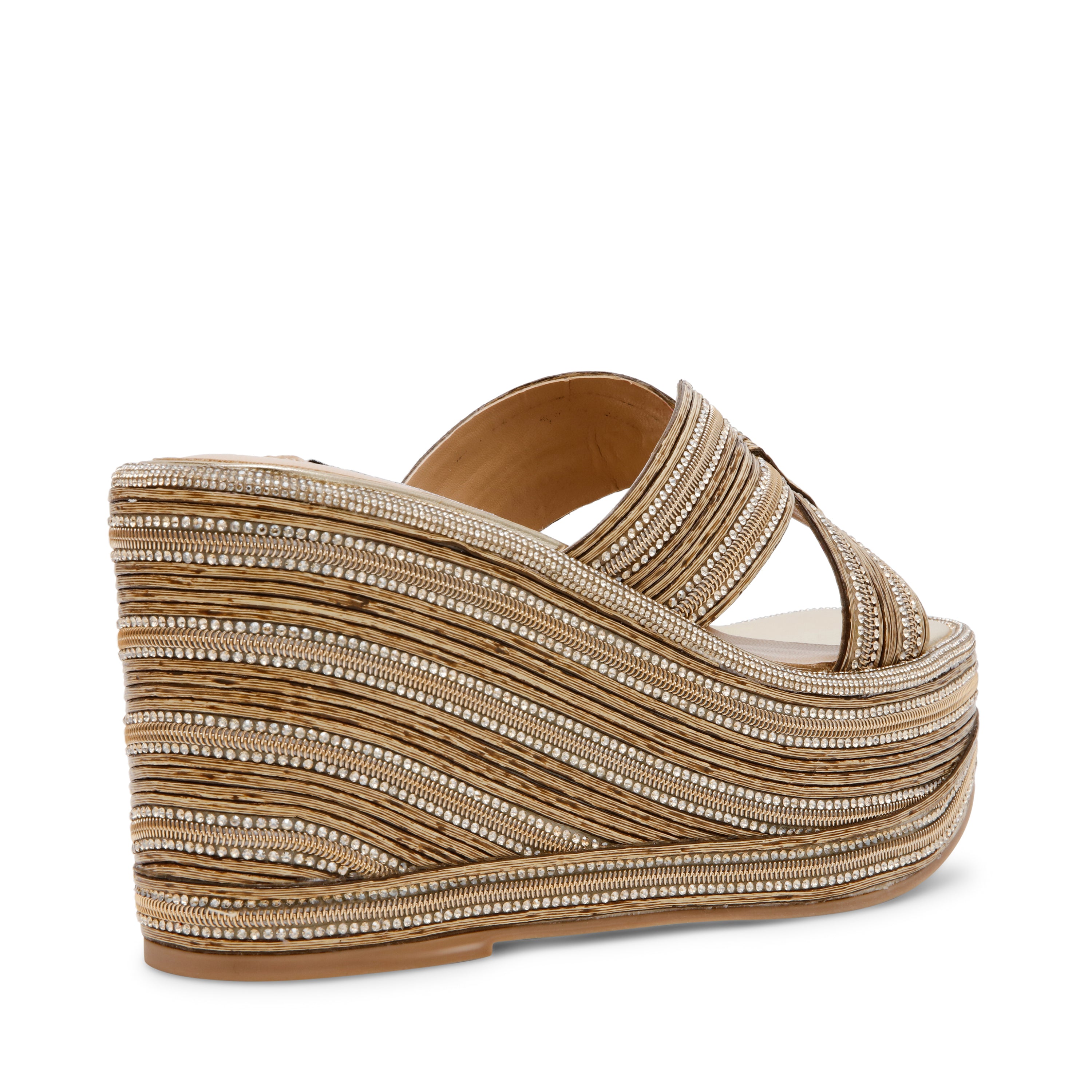 JUSTICE - zeppa con fasce incrociate JUSTICE ROSE GOLD Steve Madden