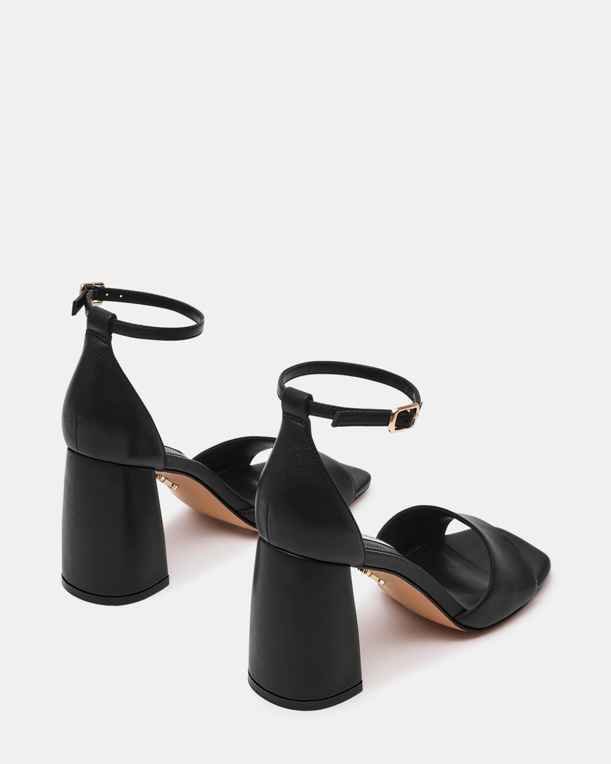 MISSTY - sandalo con tacco largo MISSTY BLACK LEATHER Steve Madden
