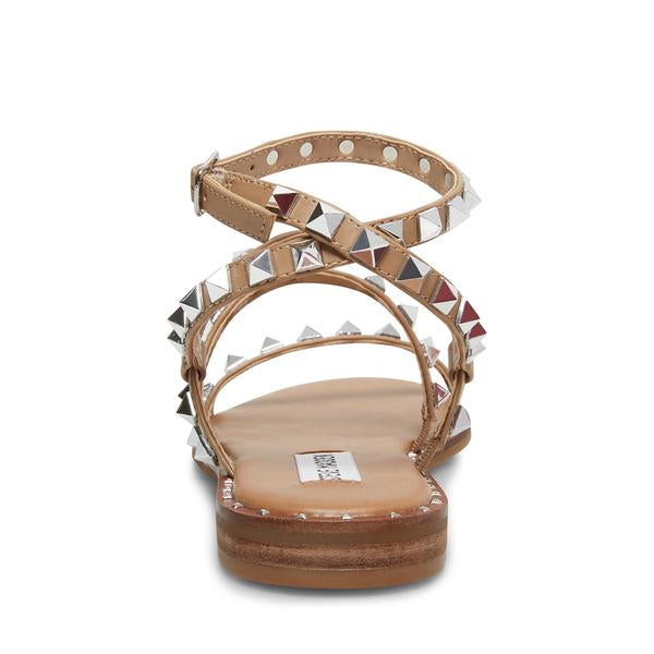 TRAVEL - sandalo basson borchie TRAVEL TAN Steve Madden