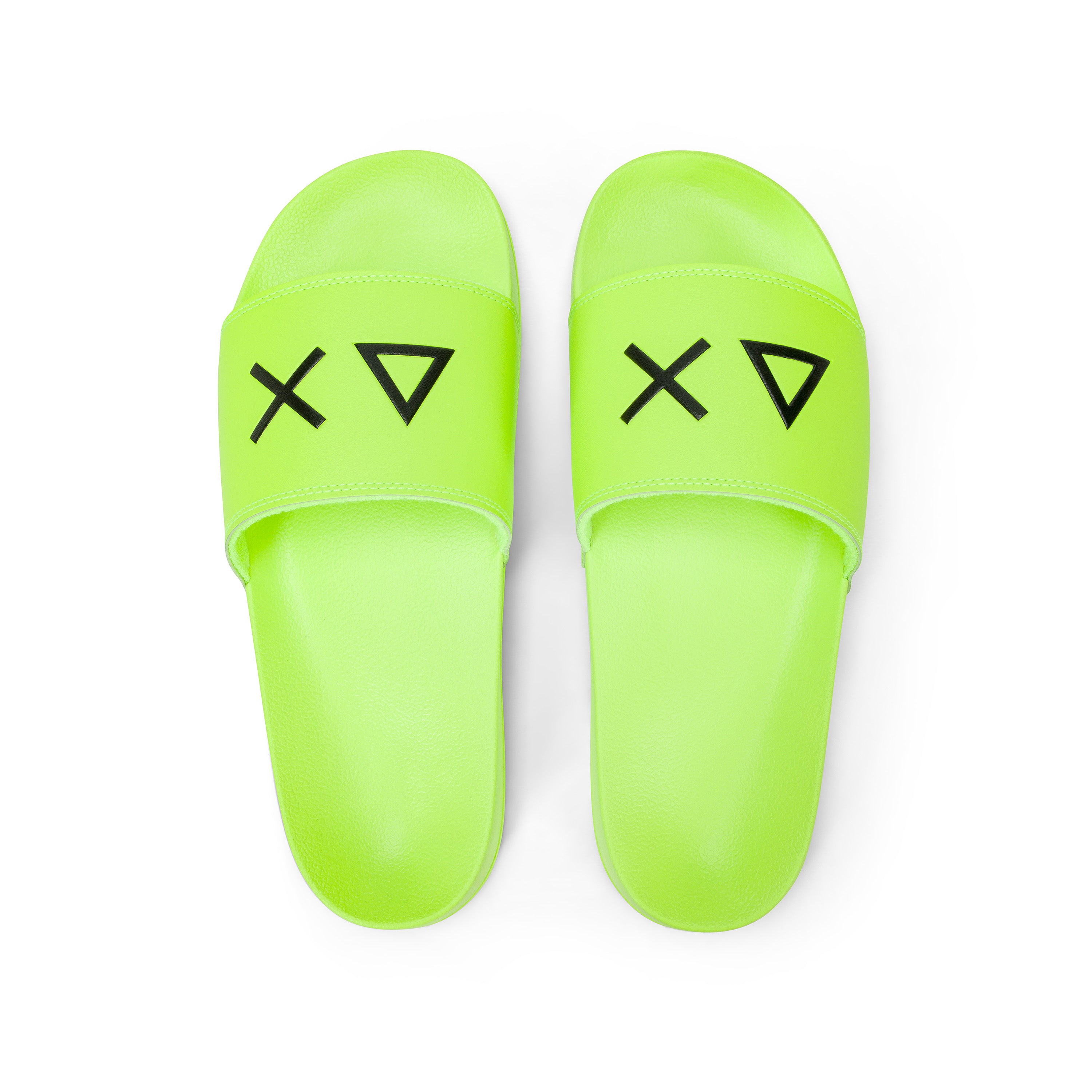 SLIPPERS LOGOSandali slide SUN68 con logo iconico X36110 63 Sun 68