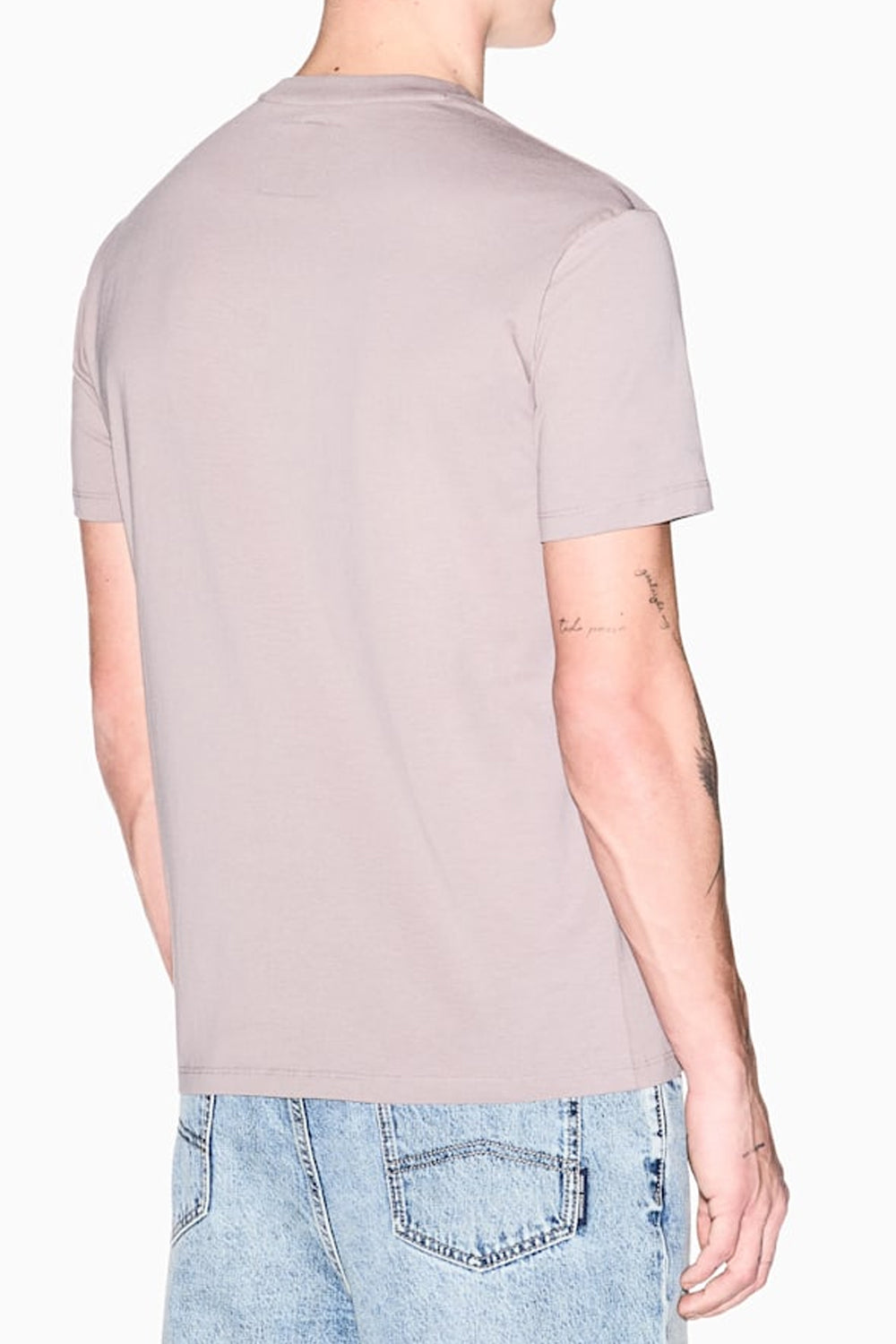 T-shirt girocollo in jersey di cotone con logo Icon XM000365 AF12308U6107 Armani Exchange