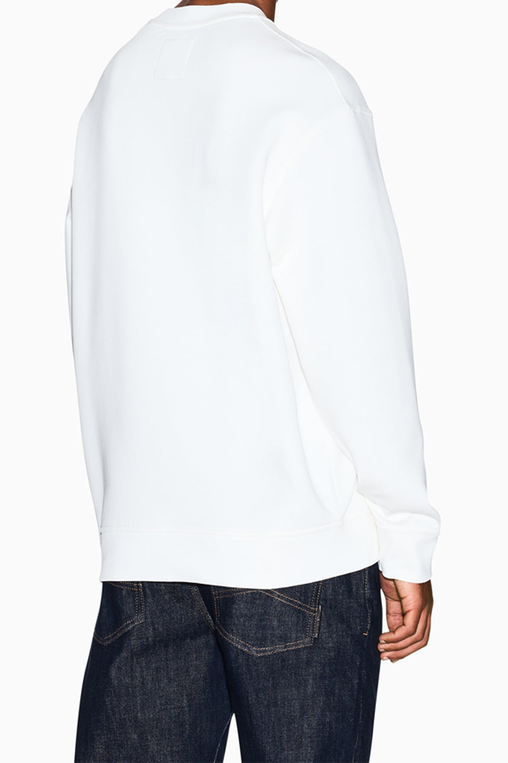 Felpa girocollo in cotone elasticizzato con logo Icon XM000368 AF10818U0009 Armani Exchange