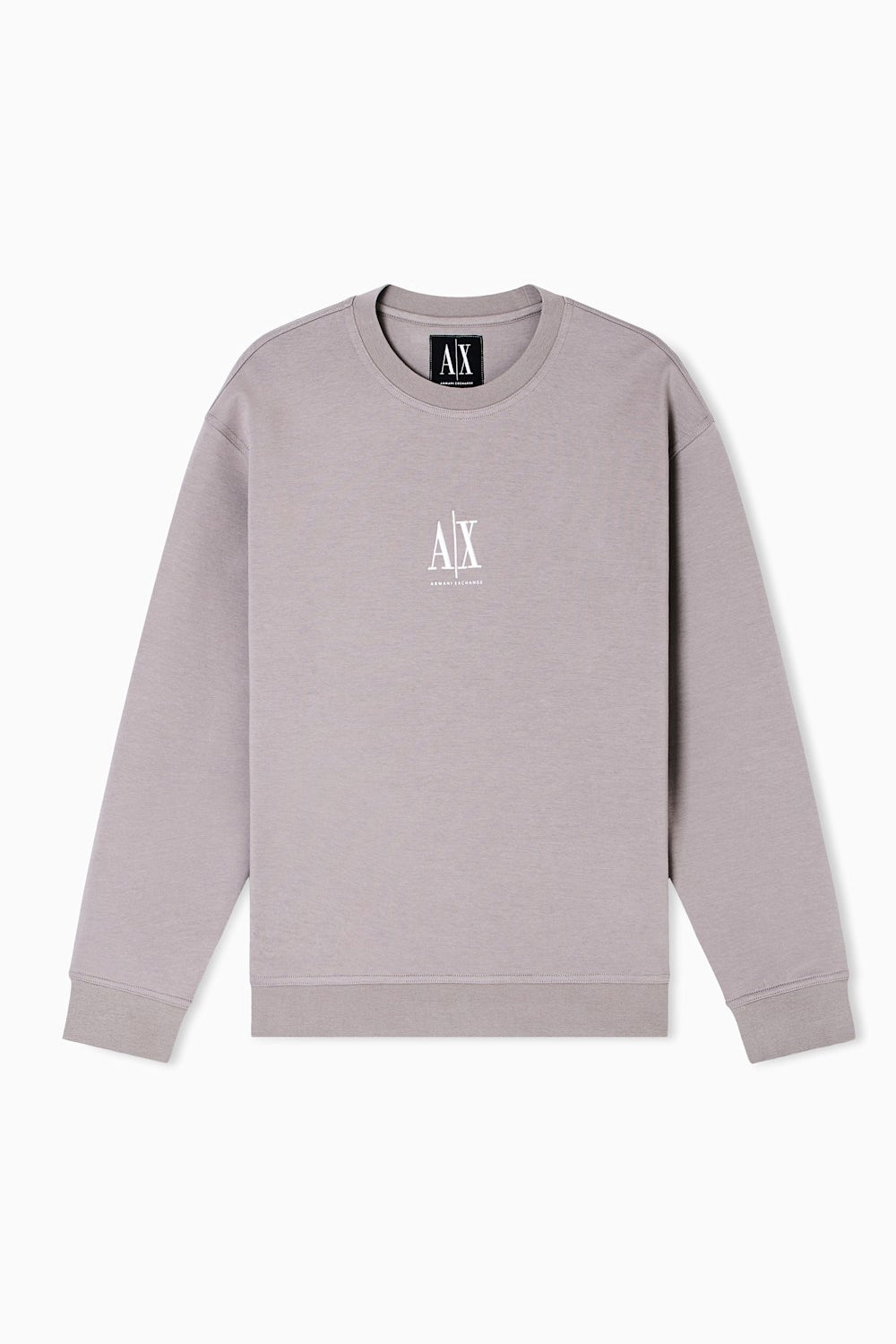 Felpa girocollo in cotone elasticizzato con logo Icon XM000368 AF10818U6107 Armani Exchange