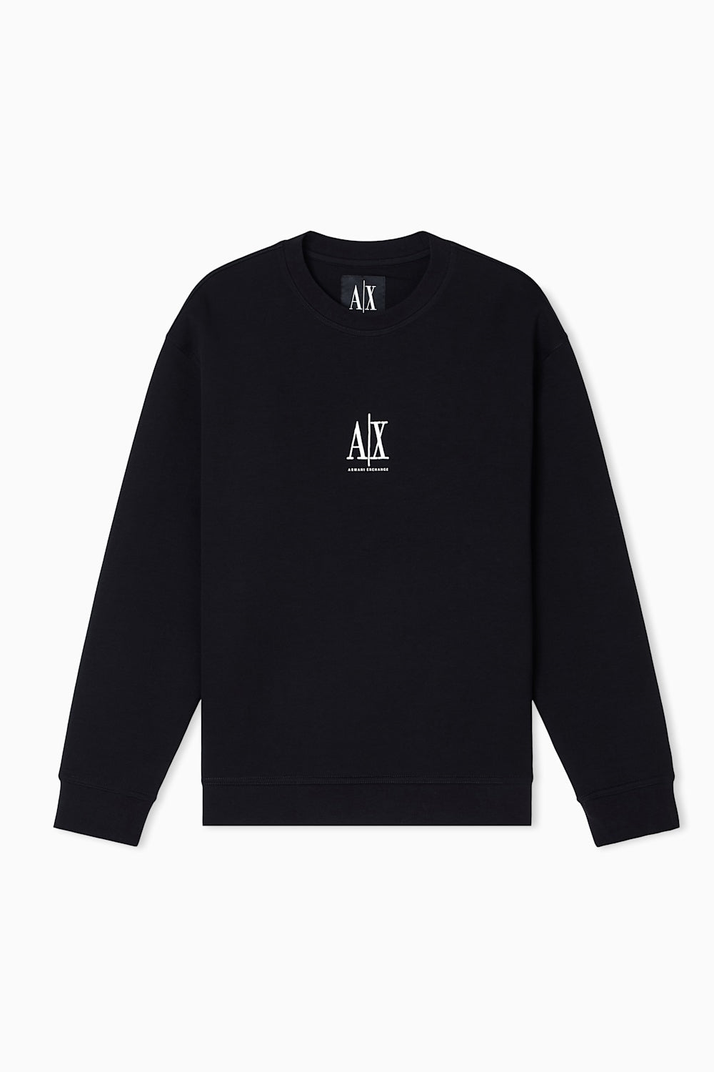 Felpa girocollo in cotone elasticizzato con logo Icon XM000368 AF10818UC001 Armani Exchange