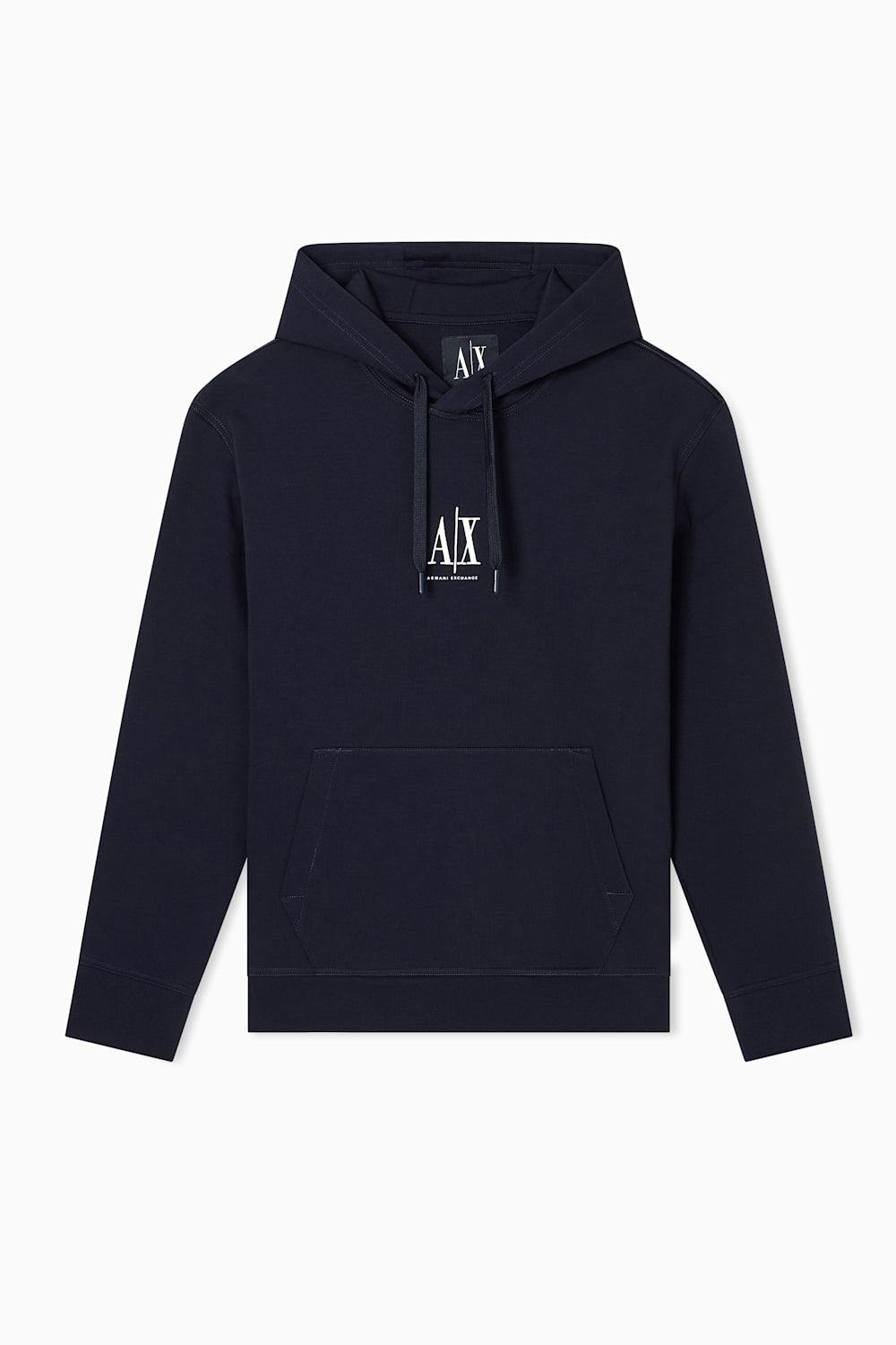 Felpa con cappuccio e tasca a marsupio con logo Icon XM000369 AF10818UB101 Armani Exchange