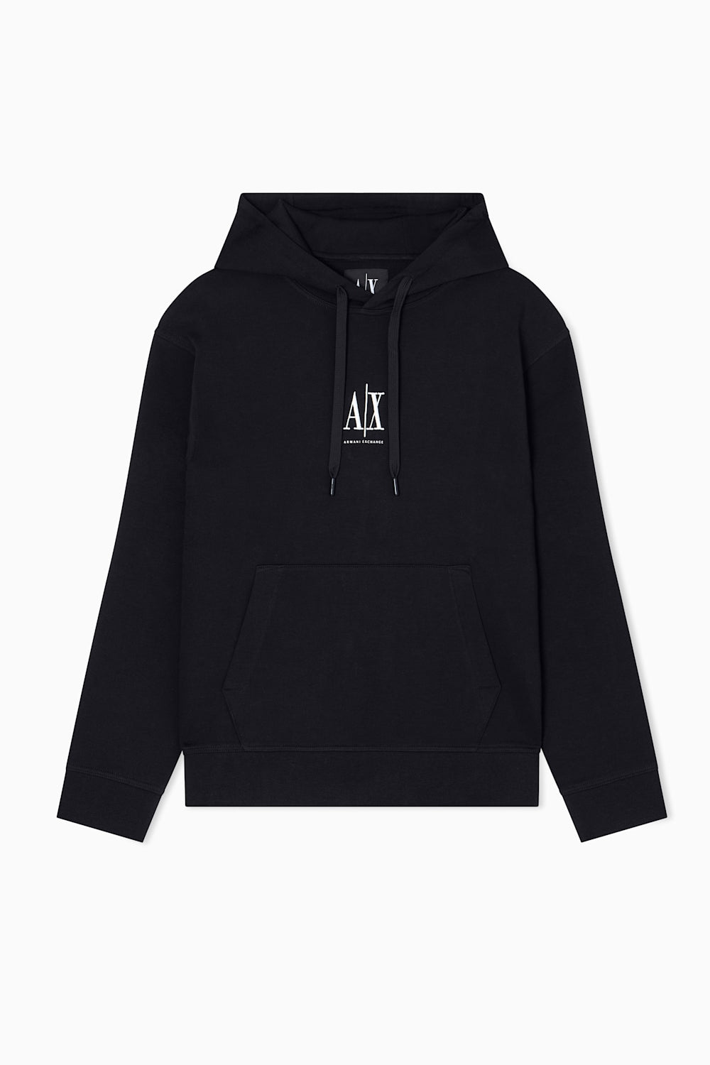 Felpa con cappuccio e tasca a marsupio con logo Icon XM000369 AF10818UC001 Armani Exchange