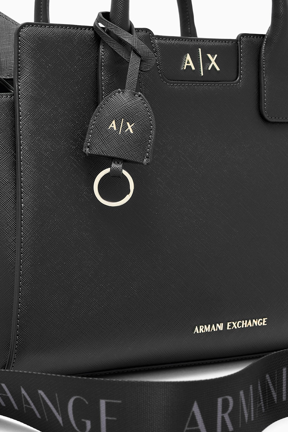 Borsa shopping con logo e tracolla rimovibile XW002158 AF26570UC001 Armani Exchange