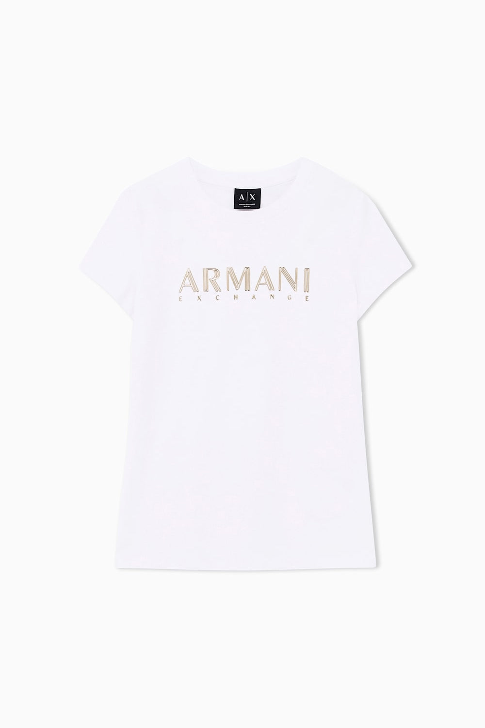 T-shirt slim fit in jersey di cotone organico con logo XW002547 AF23955U0002 Armani Exchange