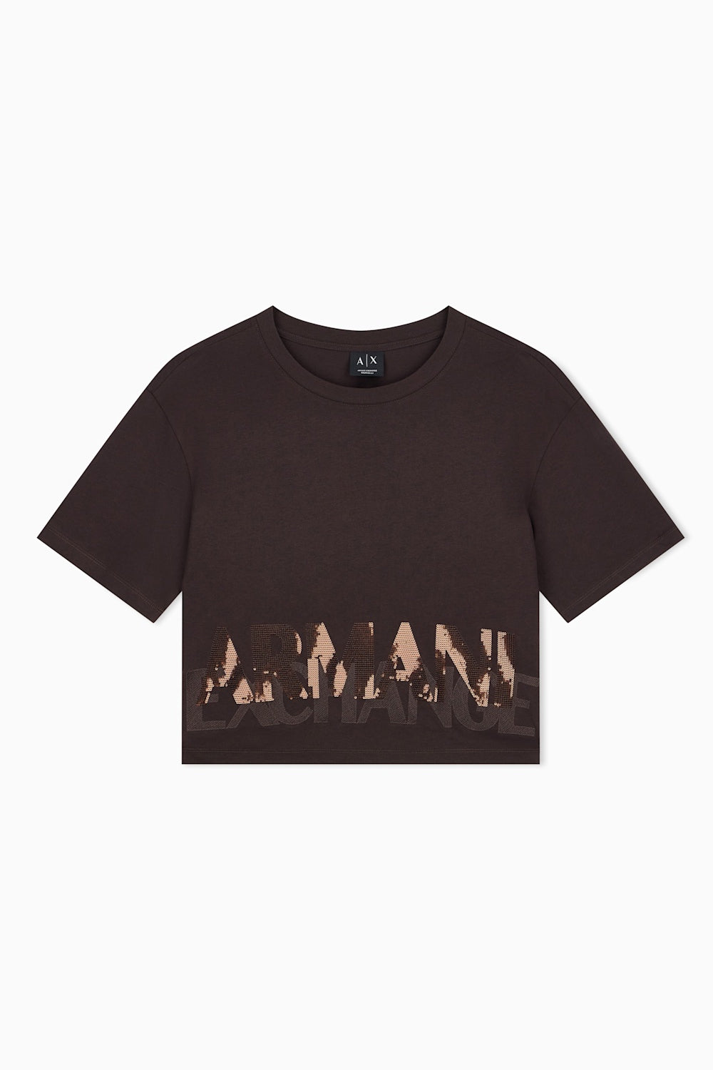 T-shirt a vestibilità regolare in jersey di cotone XW002779 AF10356U6032 Armani Exchange