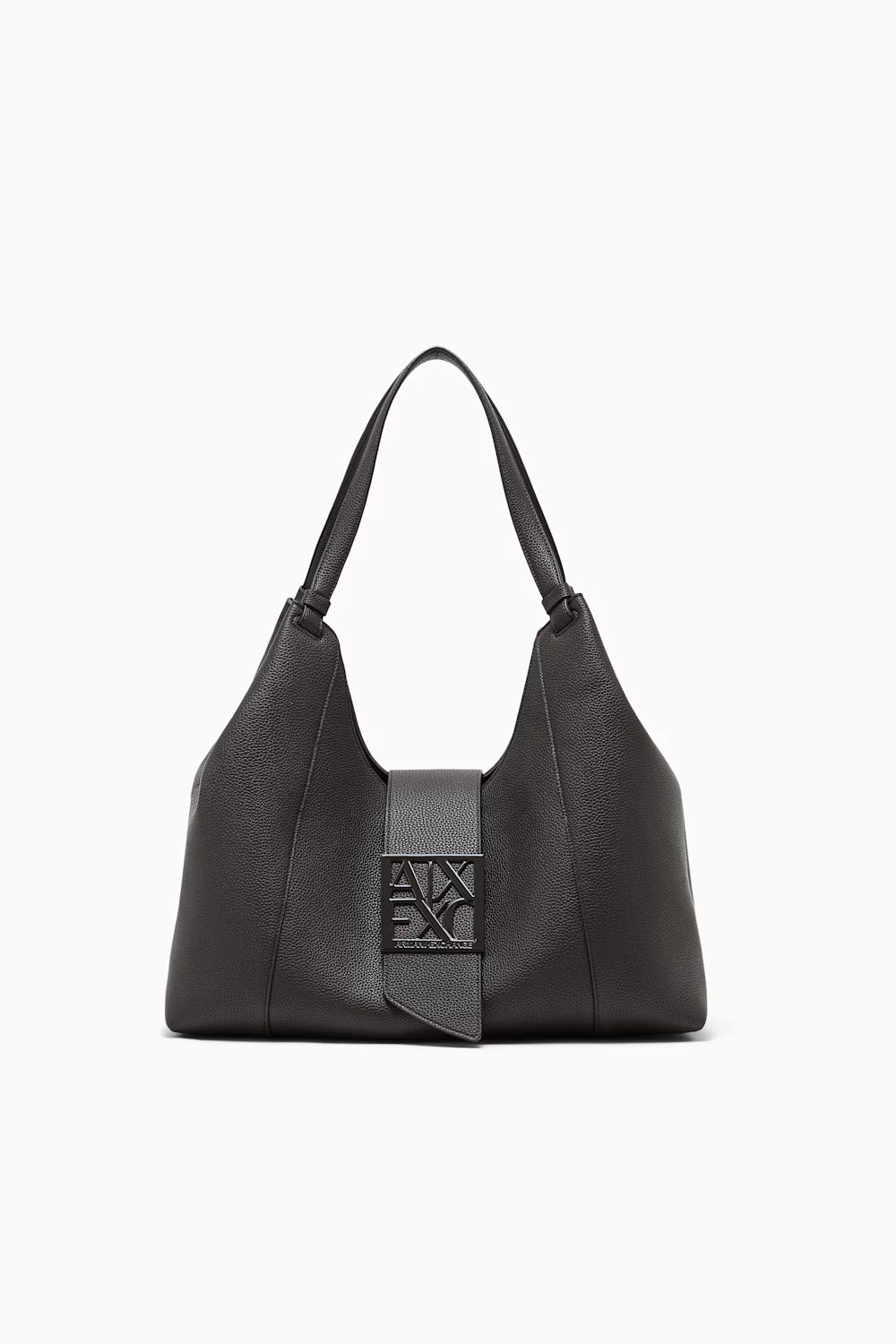 Borsa hobo effetto pelle con placca logo XW003002 AF11902U6032 Armani Exchange