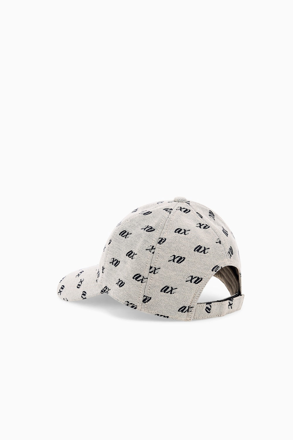 Cappellino da baseball in cotone con logo jacquard allover XW003039 AF26063F6119 Armani Exchange