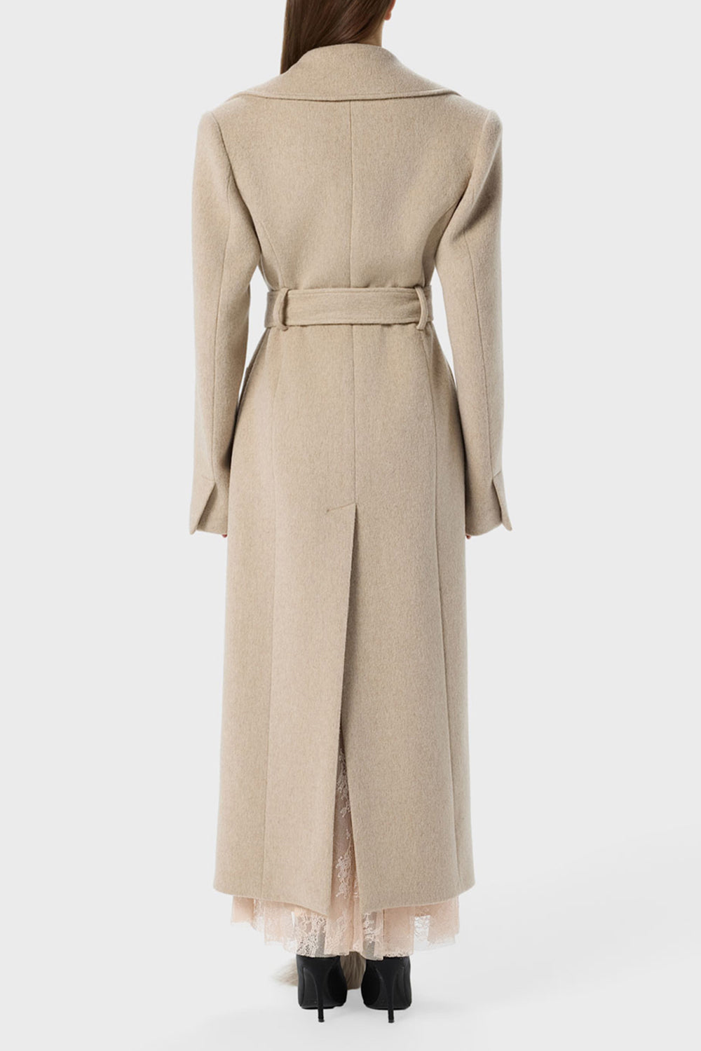 cappotto con cintura RF6014 T901AD3105 Blumarine